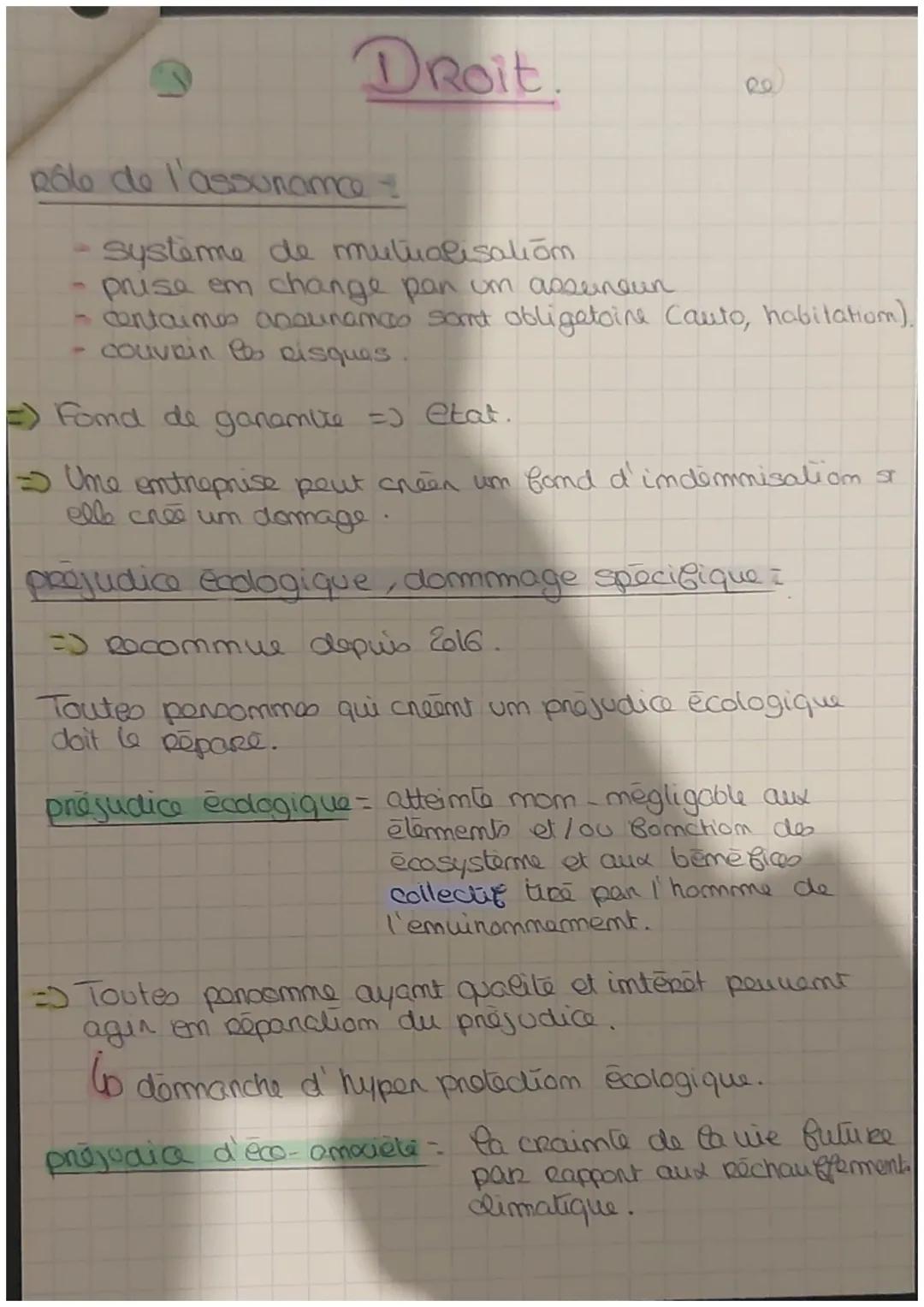 # Droit

Dommage Réparable et differents
Régime de Responsabilité.

dommage böparable:

=> dommage existant suite au acte de la we
pour pouv