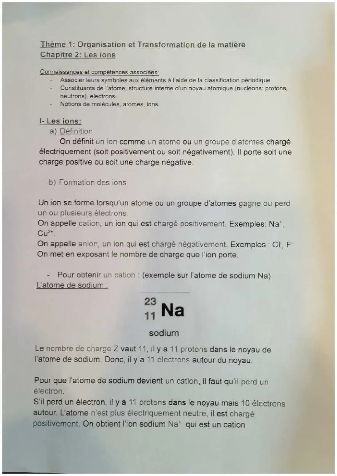 Les ions