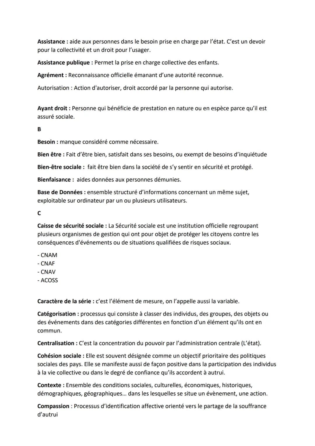 A
Accompagnement social : moyen de l'action sociale qui favorise l'insertion et l'autonomie
des usagers en établissant en relation contractu