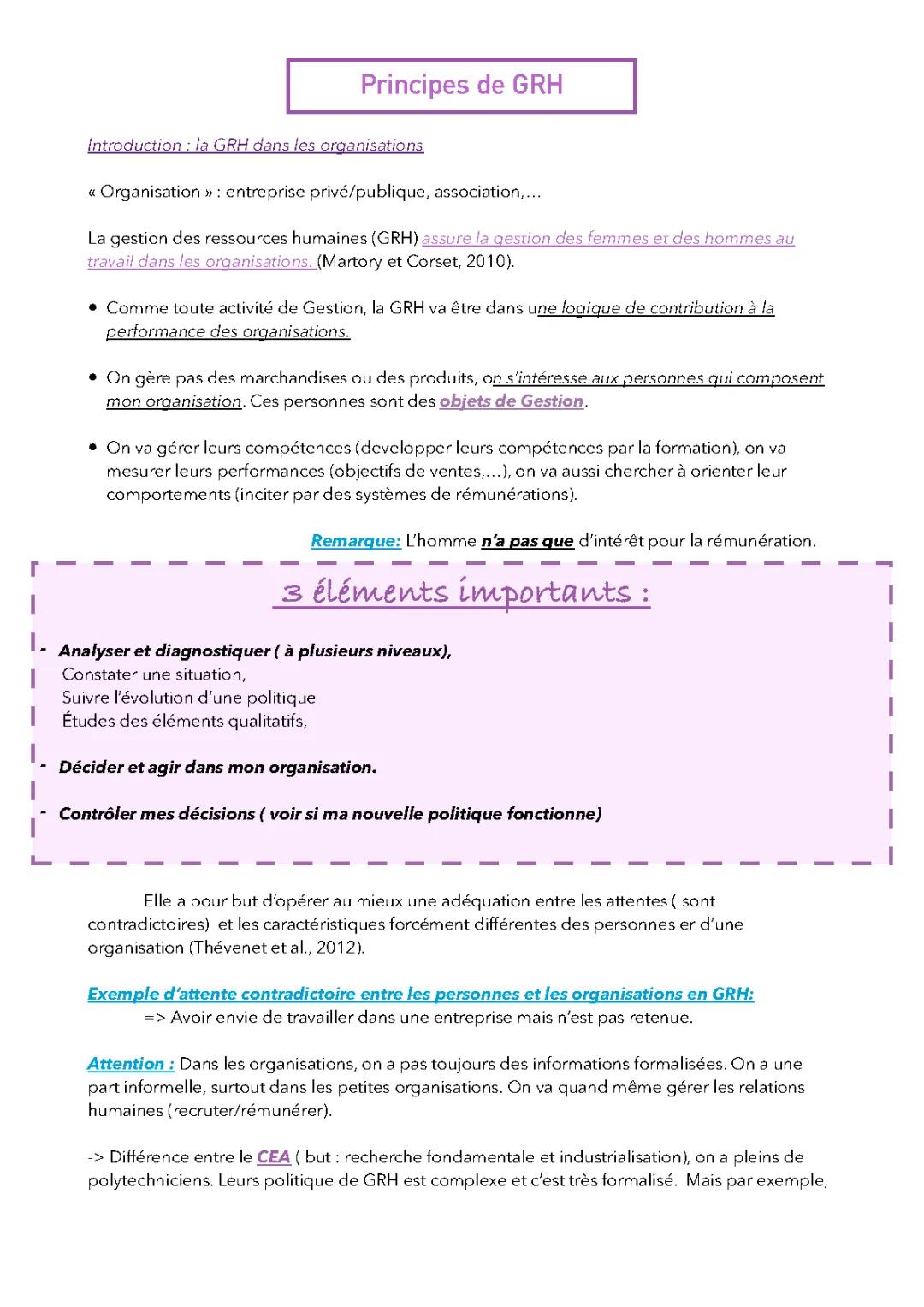 Gestion des ressources humaines