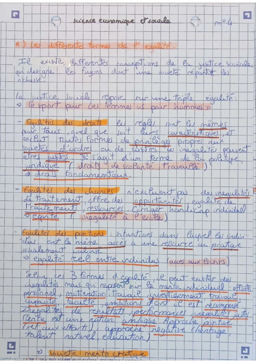 QUELLES
compatibles
Ji
X
Al l'excution des inegalités économique
Justice souale
X
X
SCIENCE ECONOMIQUE ET SOCIALE
INEGALITES
SONT
les differ