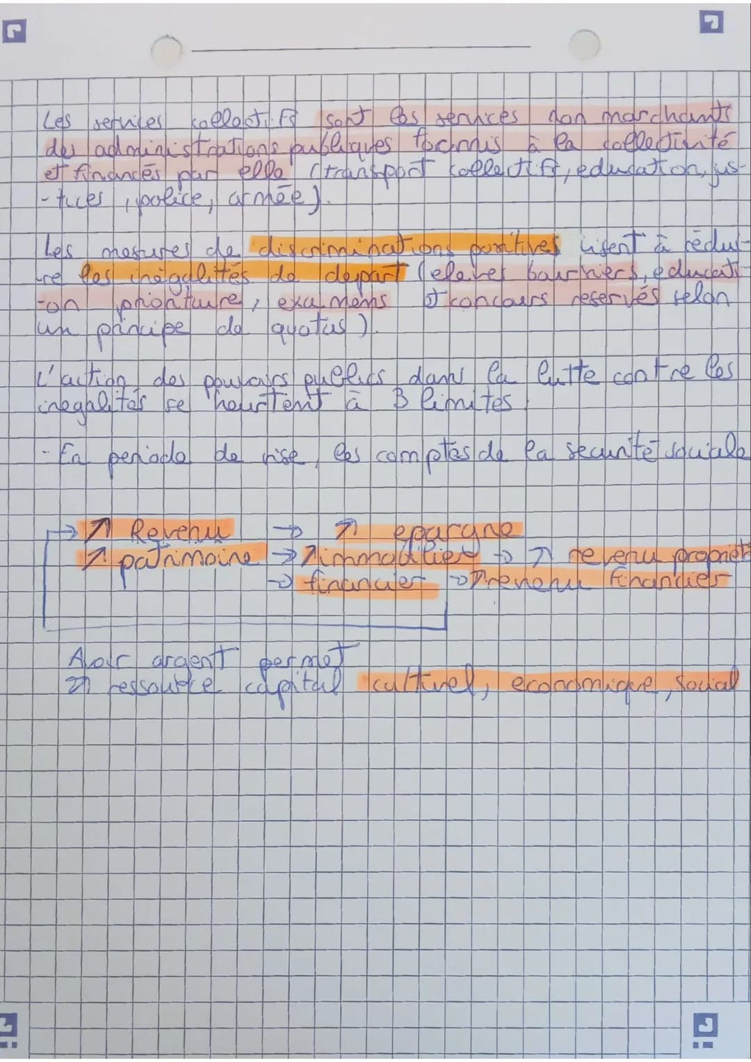 QUELLES
compatibles
Ji
X
Al l'excution des inegalités économique
Justice souale
X
X
SCIENCE ECONOMIQUE ET SOCIALE
INEGALITES
SONT
les differ