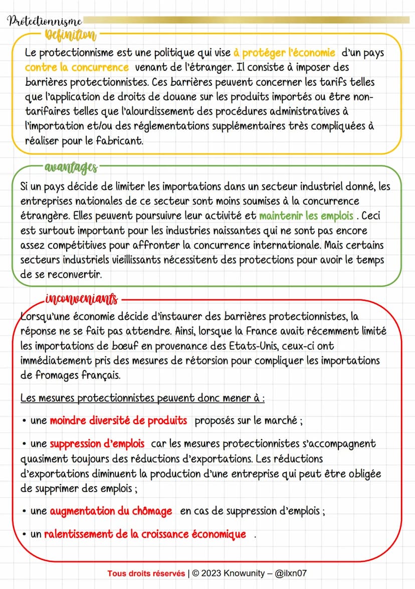 Eεe
Et socia
@ilxn07
Chapitre : La croissance économique dans le monde est-elle mieux assurée par le
libéralisme des échanges ou par le prot