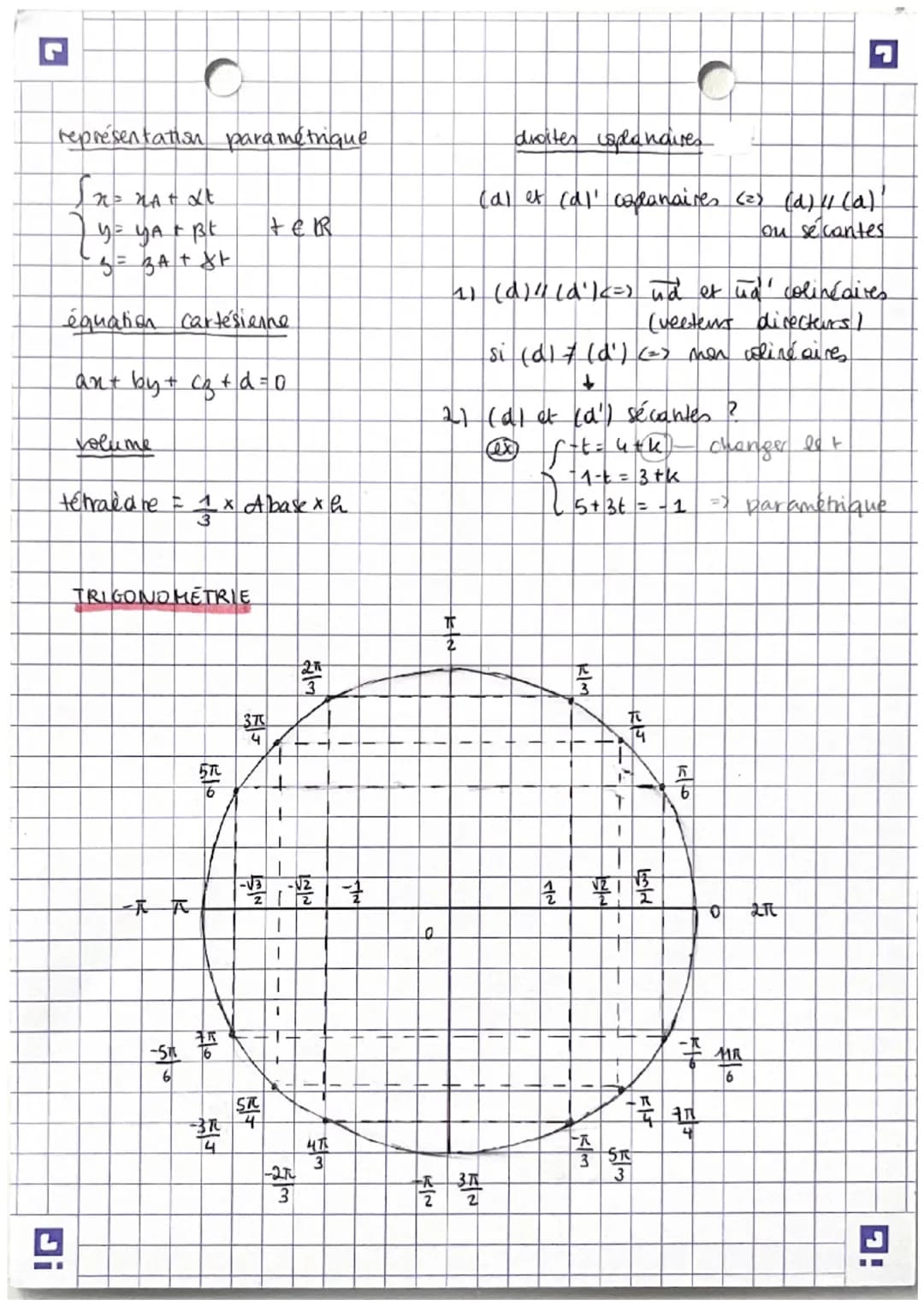 MATHS RECAP TERMINALE
#1
RAPPELS
2nd
degré
A = b²-4ac
A co - pas de sol
D=0
Axe
1
r =
-b
29
71=-6-10
racines
Vaxb
Va
b
=
(√a)² = a
5/57/57
√