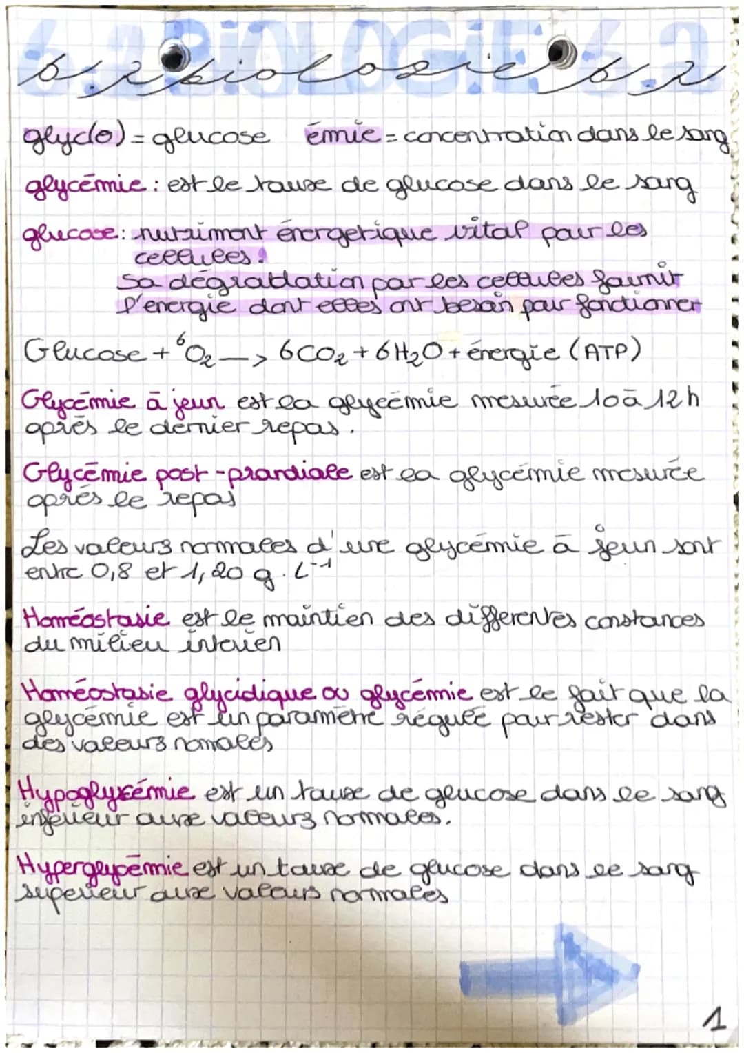 منهم من كريم
شود
glyco) = glucose émie = concentration dans le sang
glycémie est le tauxe de glucose dans le sang
glucose: nutriment energet