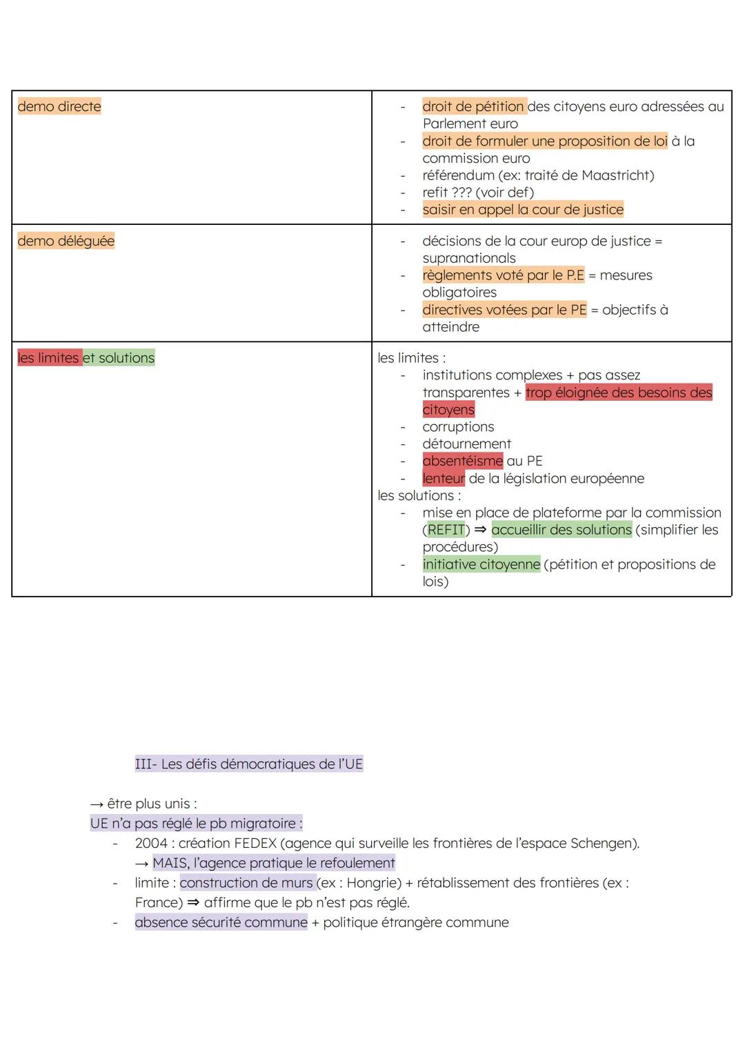 L'UE ET LA DÉMOCRATIE
Pb: En quoi le projet européen est-il démocratique ?
I- Une union basée sur des principes démocratiques.
les origines 