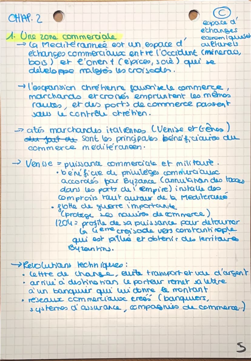 CHAP. 2
Mediteranee med.
de 3
A
Espace de confilit et d' influence
echanges entre
aiulisahans:
112
3
cuilisations
RAPPEL: MA Veap J.C → Xve 