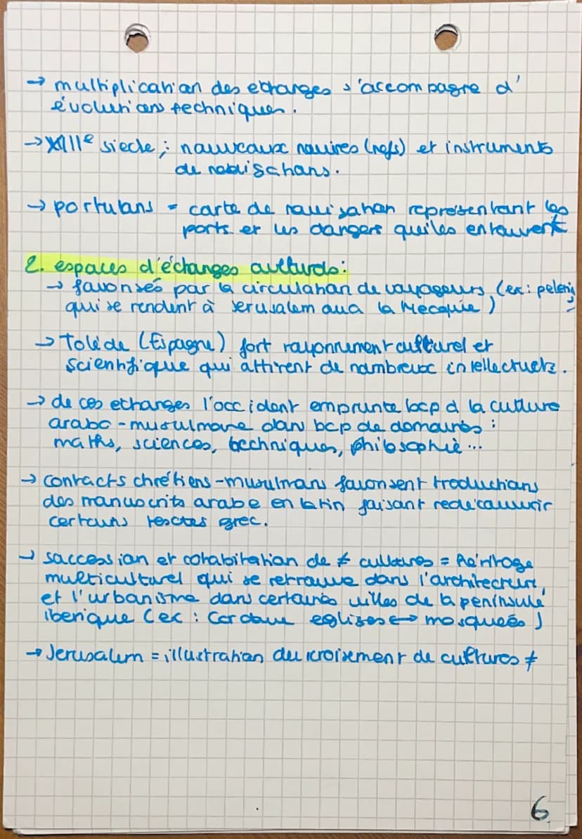 CHAP. 2
Mediteranee med.
de 3
A
Espace de confilit et d' influence
echanges entre
aiulisahans:
112
3
cuilisations
RAPPEL: MA Veap J.C → Xve 
