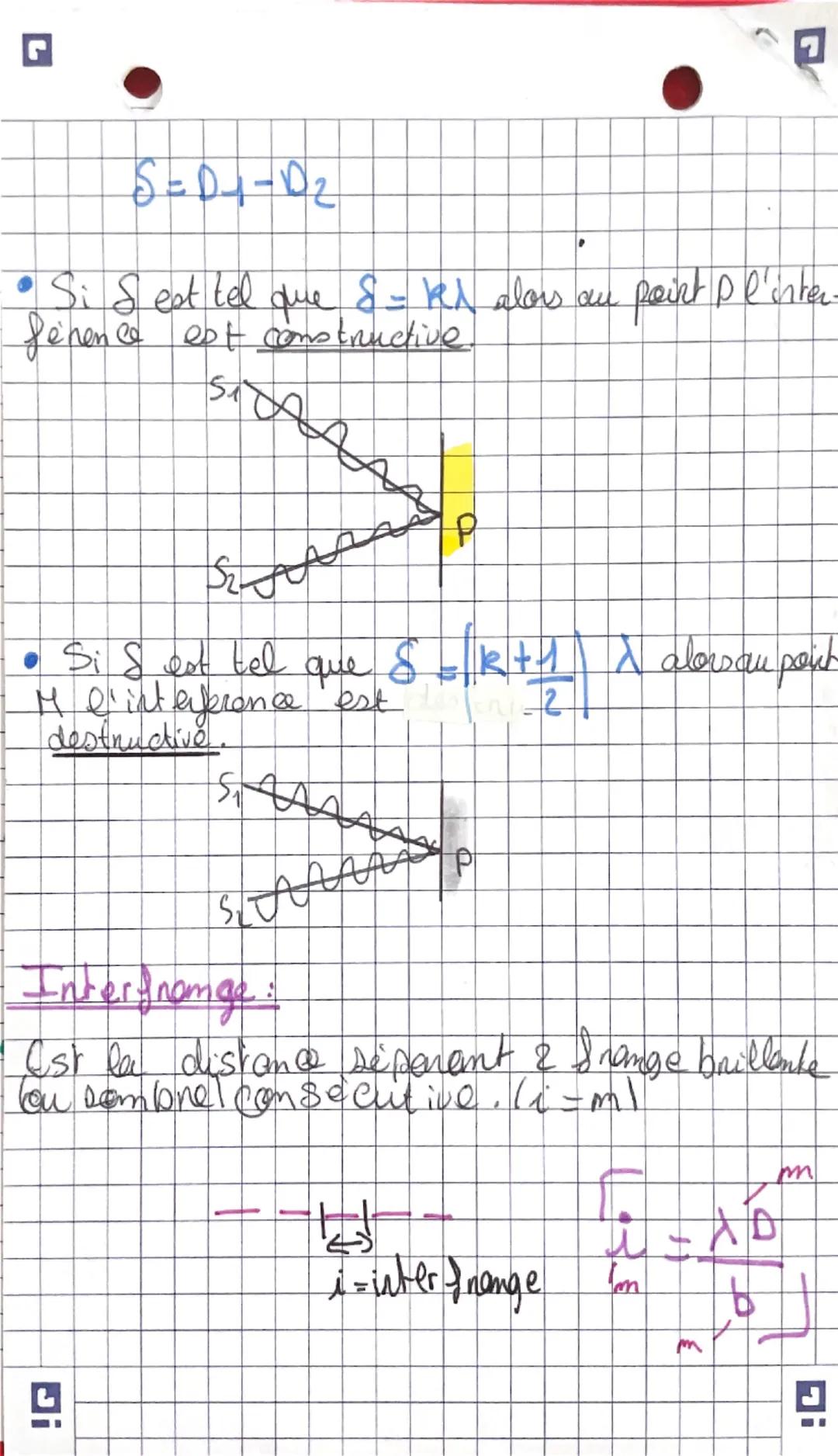 # PHYSIQUE Chap1

Intensité Sonore.

$I = \frac{P}{A}$

P : puissance reçue en watt/W
A : aire ($m^2$)
I : intensité sonore ($W.m^{-2}$)

la