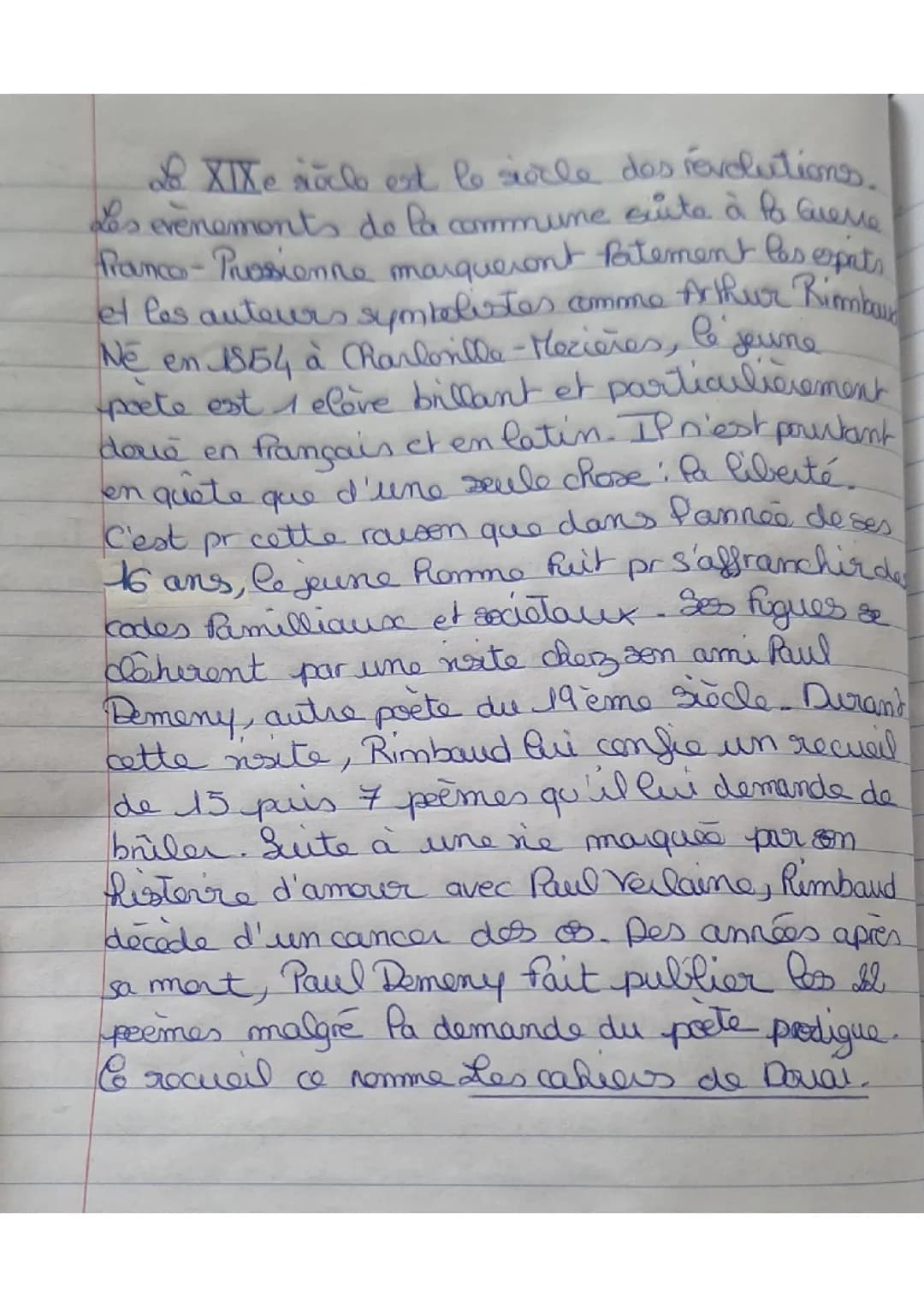 Introduction Arthur Rimbaud 