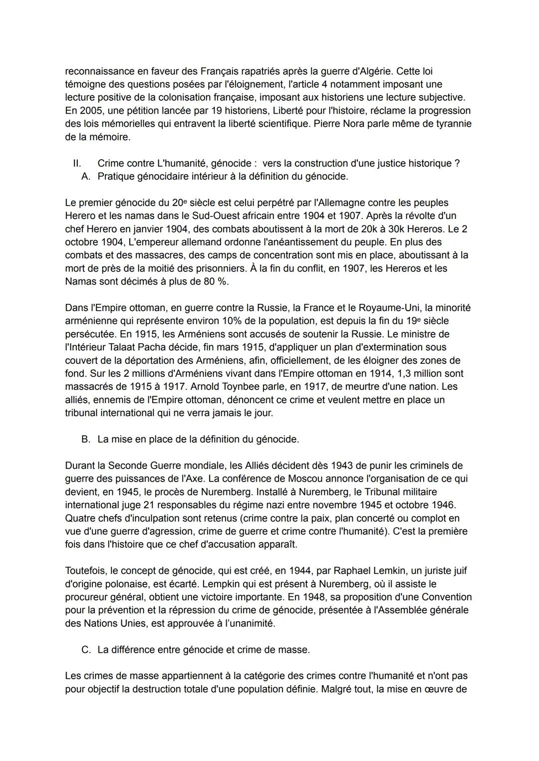 # Histoire et mémoires.

Par leurs fréquences, leurs intensités et leur violence, le 20e siècle peut être considéré
comme le siècle des guer