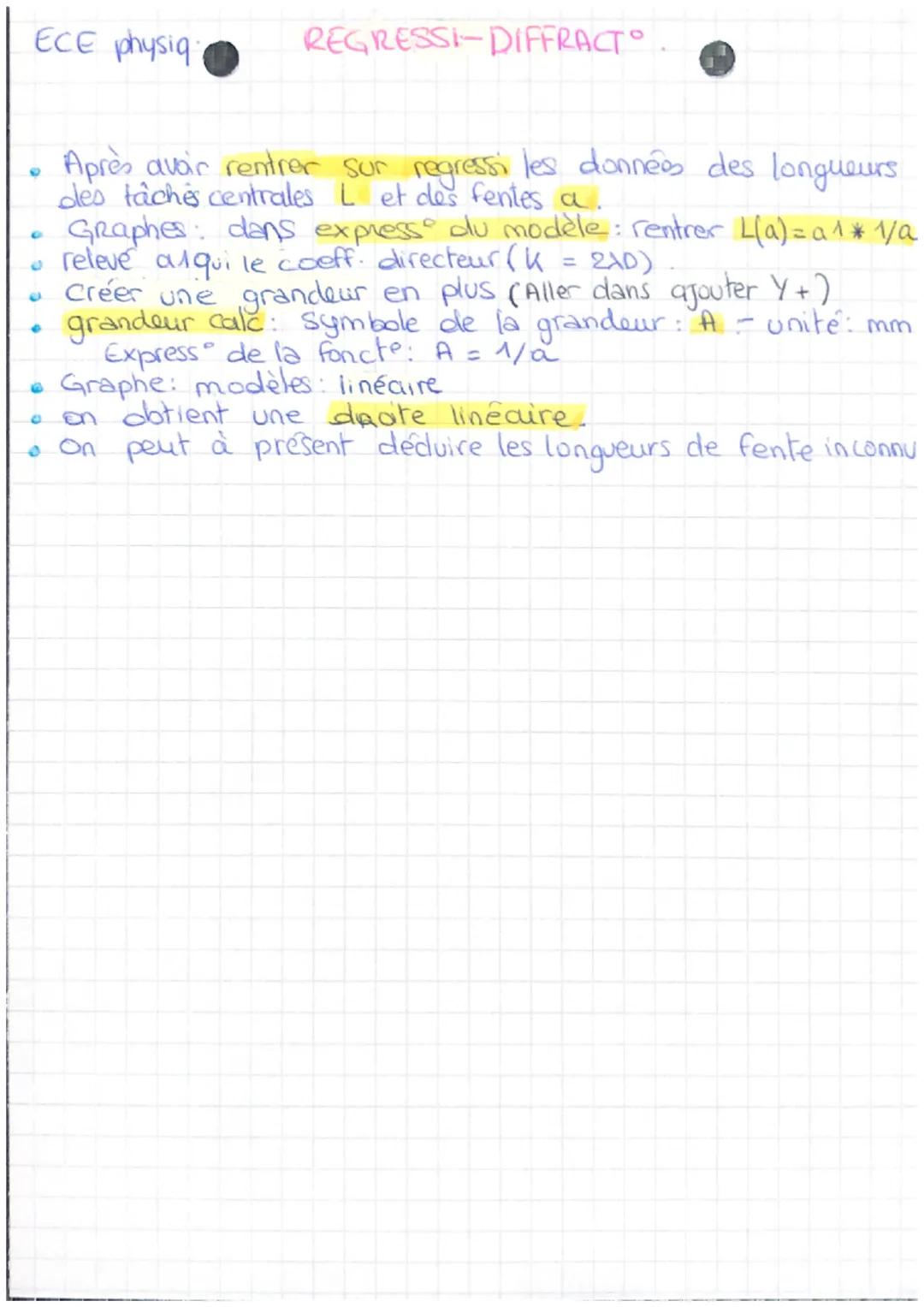 ECE physiq DIFFRACTION

MATERIEL
- Faiseau laser
- cache de diapositive (où on place l'ouverture).
- écran placé à une distance D.

SCHEMA:
