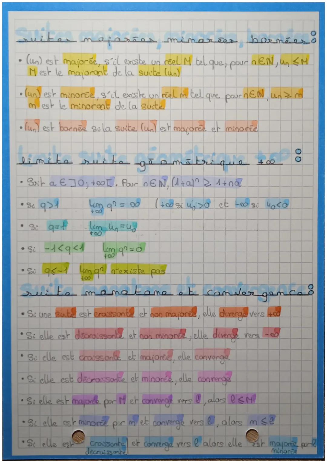 9
© maths
soms de Variatiam dumo
La suite (un) est croussonte si
DEN uns you
pour
• La suite (un) est strictement croissante si pour DEN un 