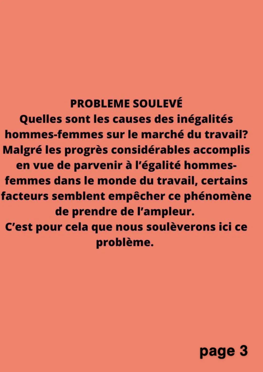 Inegalité homes
femmes
page 1 QQCOQP?
Qui? Les hommes et les femmes
dans le travail
Quoi? Les inégalités, la différence
entre les hommes et 