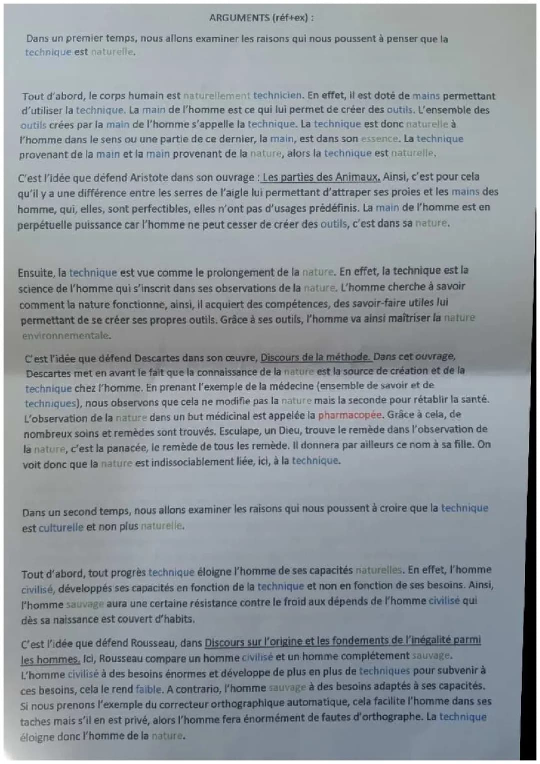 Sujet philo technique corrigé: La technique s'oppose-t-elle à la nature?