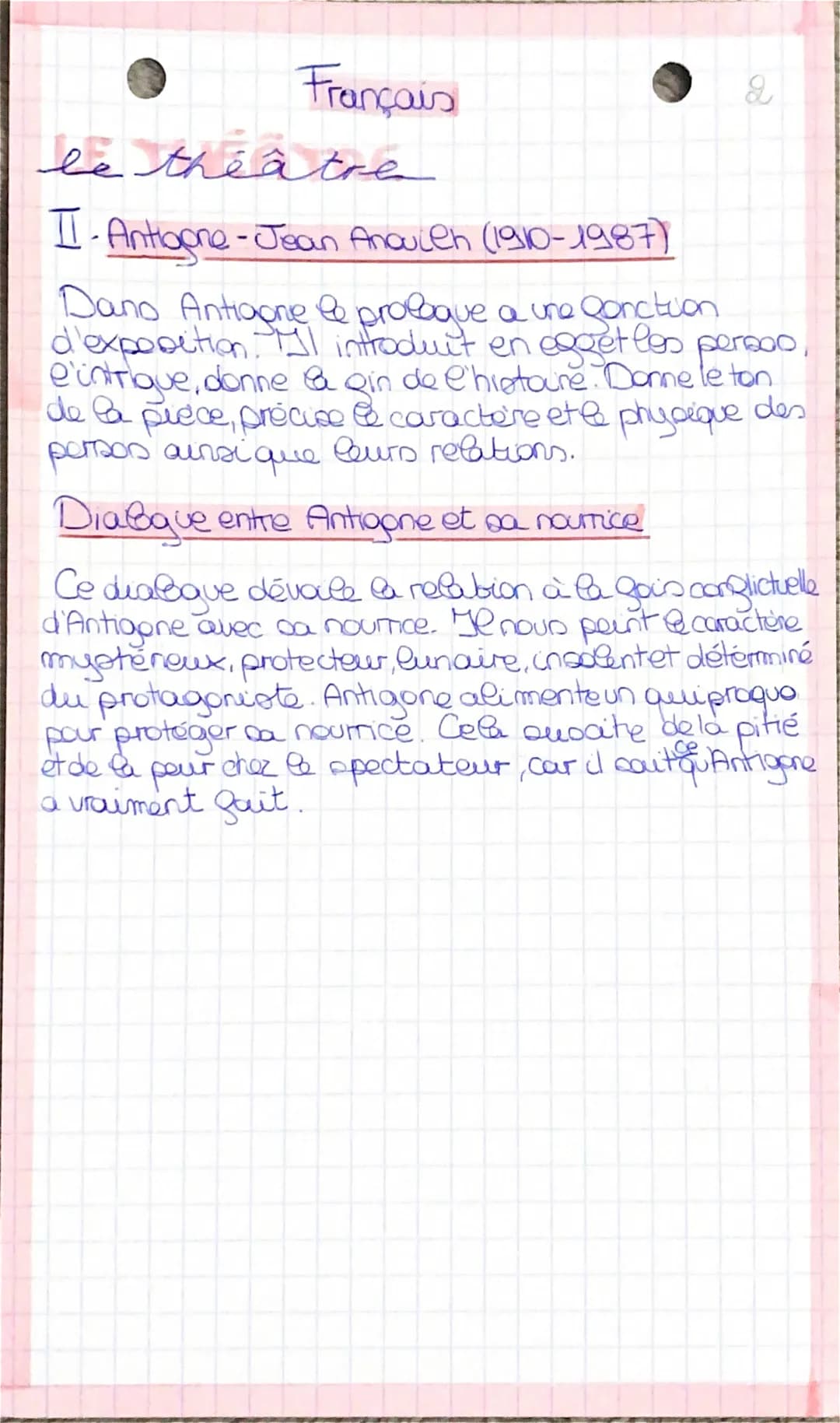 Français
be theatre
I- Que comprend le théâtre ?
Prize de parce:
-dialogue
- monologue
- tirade
- aparté
- repliquos
Types de comiques:
- ge