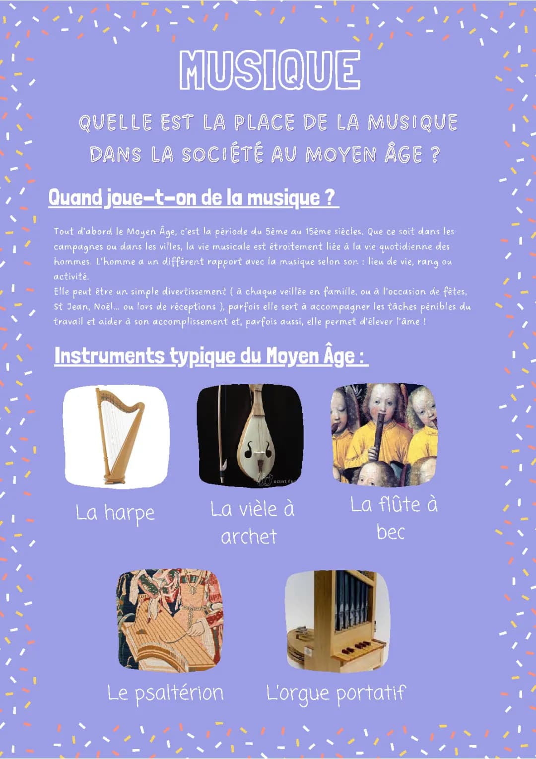 Musique et Instruments du Moyen Âge: Troubadours et Trouvères