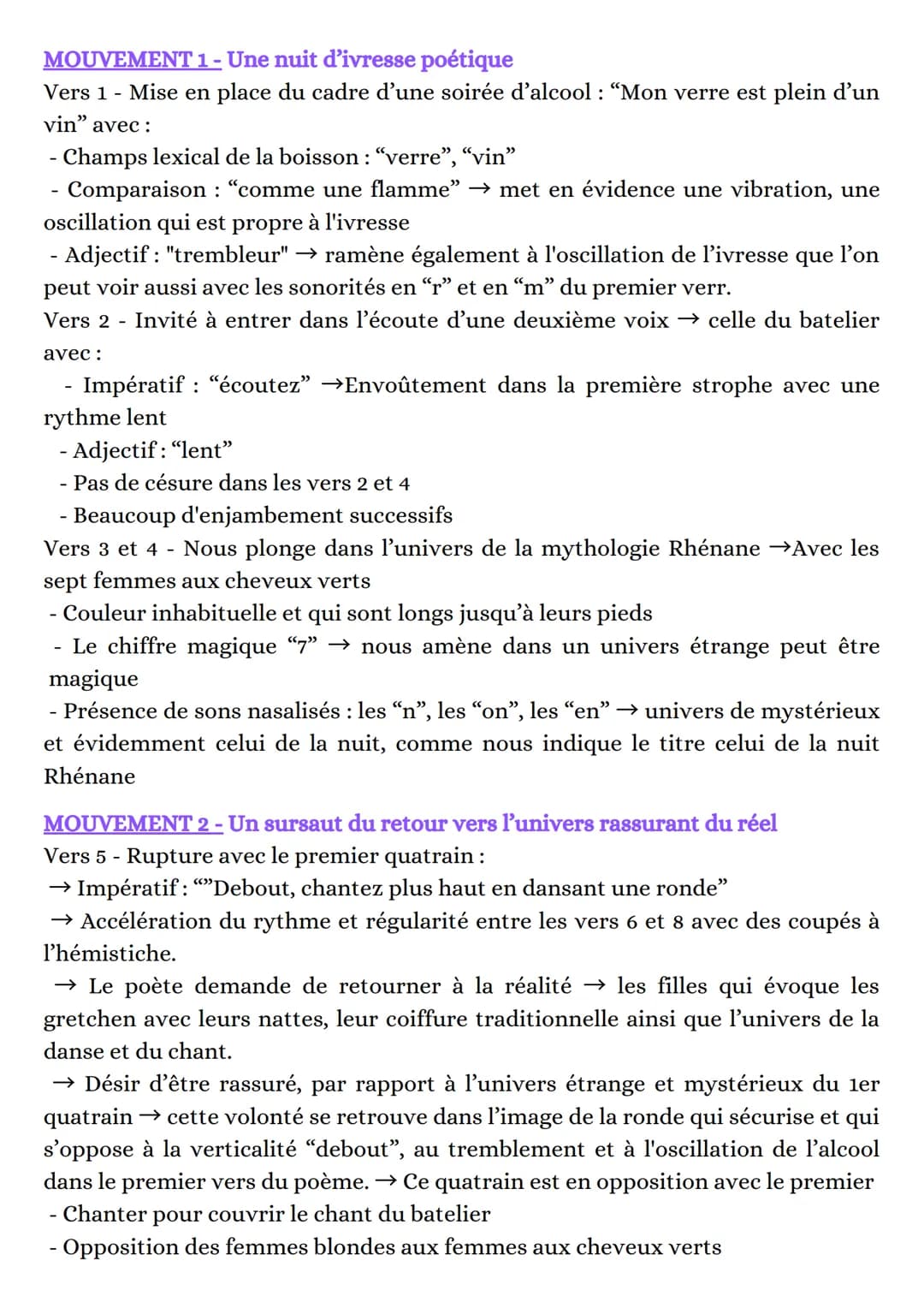 Lecture Linéaire 4 - Nuit Rhénane
INTRODUCTION -
Apollinaire est un poète majeur de la poésie française du début du 20e siècle qui
illustre 