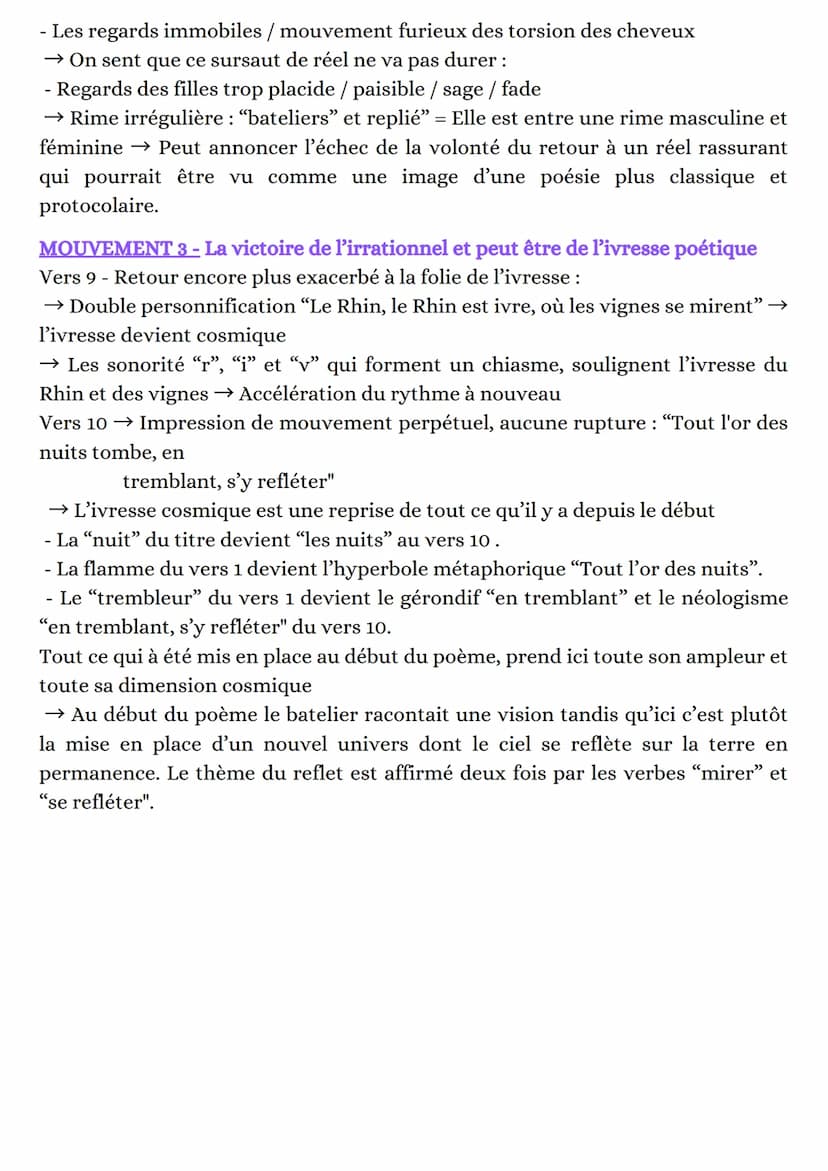 Lecture Linéaire 4 - Nuit Rhénane
INTRODUCTION -
Apollinaire est un poète majeur de la poésie française du début du 20e siècle qui
illustre 
