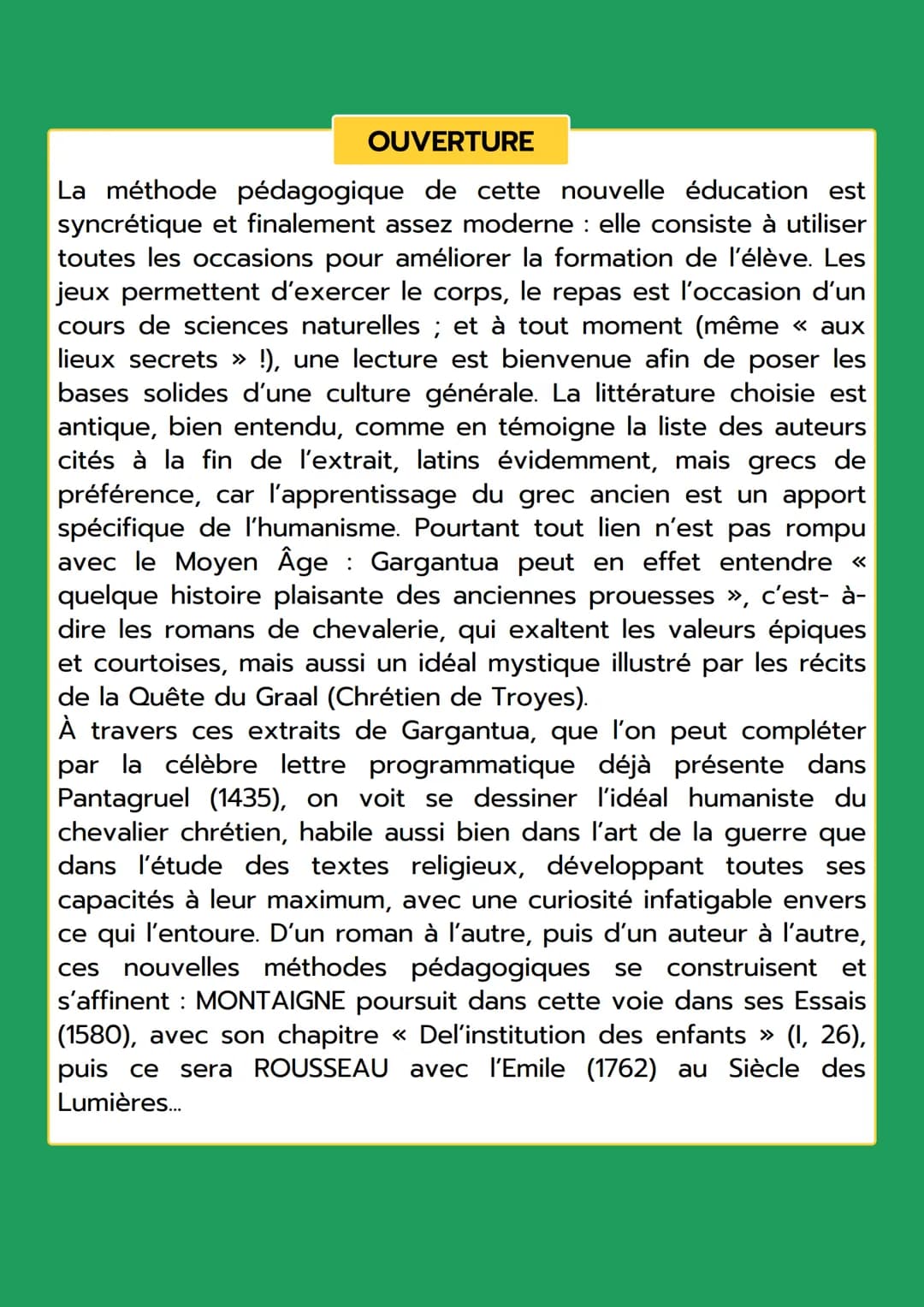 GARGANTUA
Chapitre XXVIII
RABELAIS
INTRODUCTION
. AMORCE
François RABELAIS a publié son roman
Gargantua en 1534 sous le pseudonyme
d'Alcofri