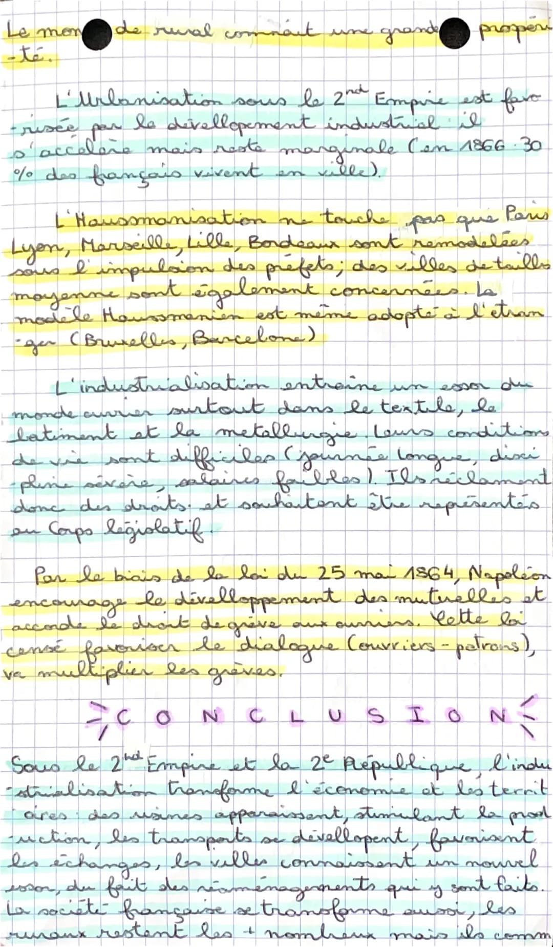 CHAPITRE
www
2
Entre 1848 et 1870, des transformations économiques
et sociales majeures affectent la France. Ce pays
connait un phénomène d'