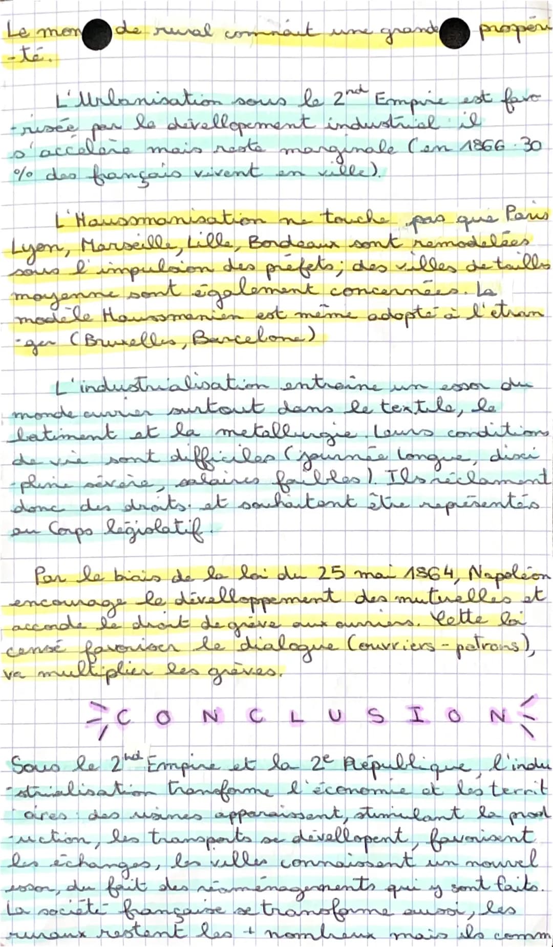 CHAPITRE
www
2
Entre 1848 et 1870, des transformations économiques
et sociales majeures affectent la France. Ce pays
connait un phénomène d'