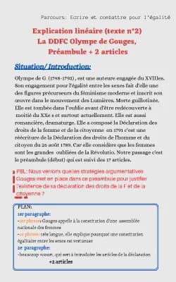 Know La Déclaration des droits de la Femme et de la Citoyenne Olympe de Gouges Préambule thumbnail