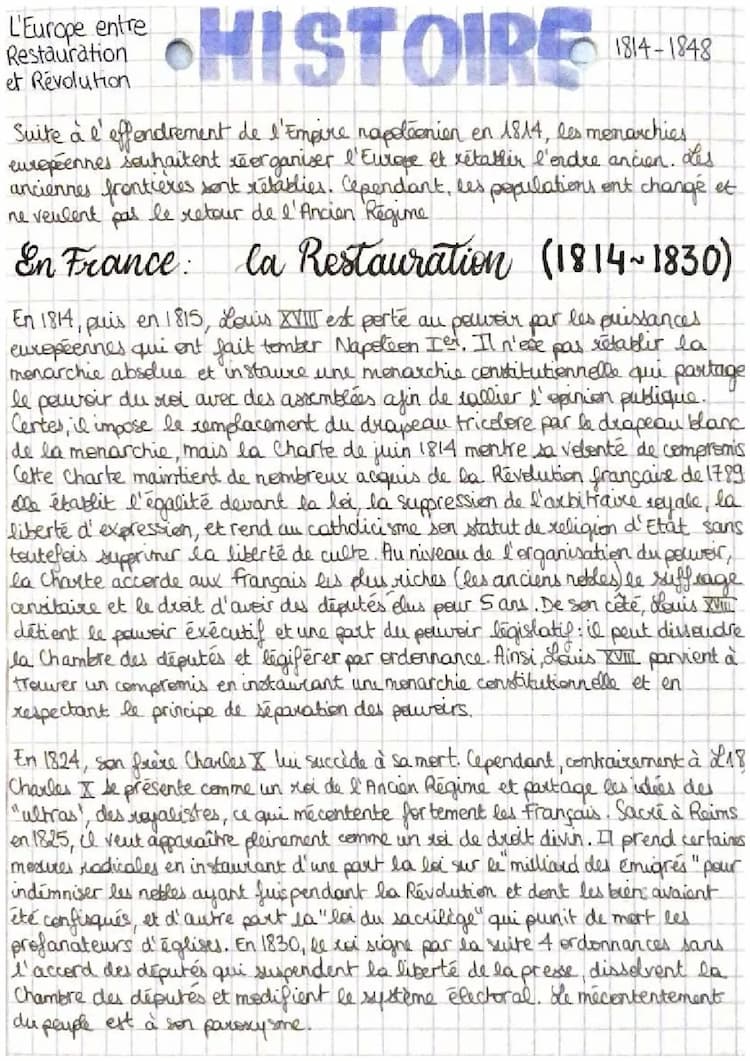 Know L’Europe entre restauration et révolutions  thumbnail