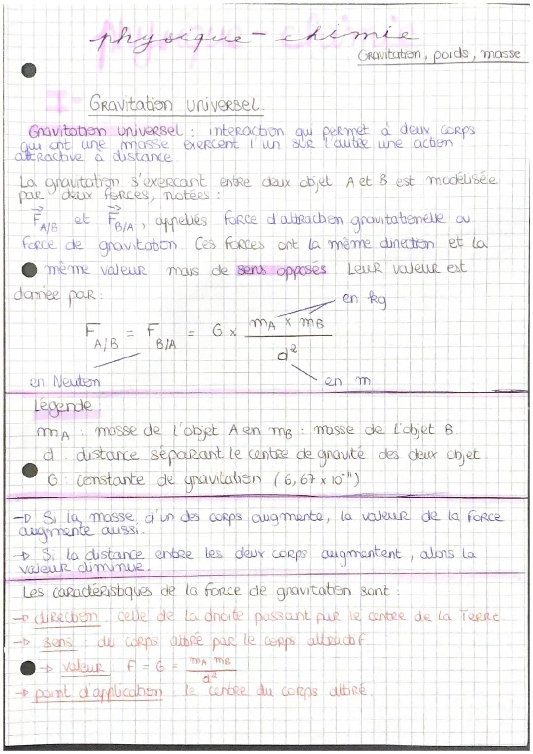 # physique-chimie
Gravitation, poids, masse

Gravitation universel...

Gravitation universel interaction qui permet a deux CORPS
qui ont une