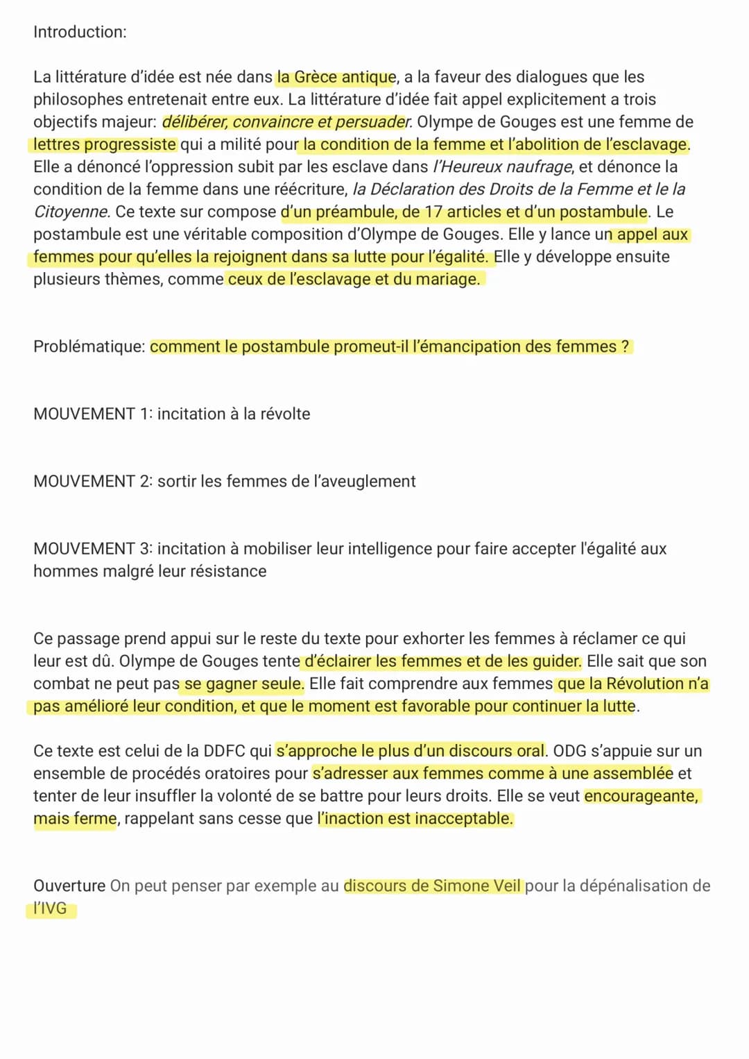 Introduction:
La littérature d'idée est née dans la Grèce antique, a la faveur des dialogues que les
philosophes entretenait entre eux. La l
