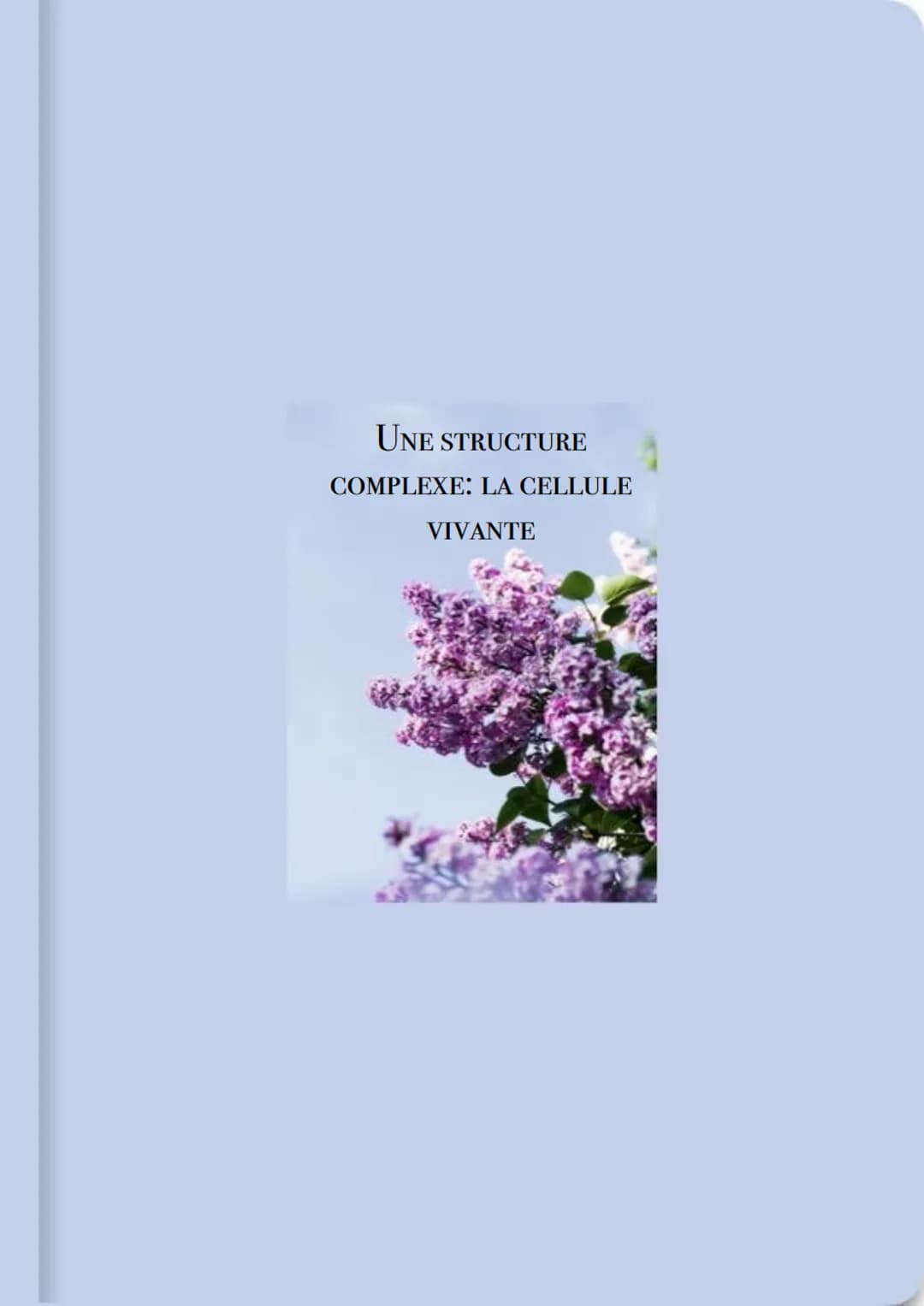 UNE STRUCTURE
COMPLEXE: LA CELLULE
VIVANTE Définition:
Cellule élément de base qui
constitue le vivant.
théorie cellulaire_tout être vivant
