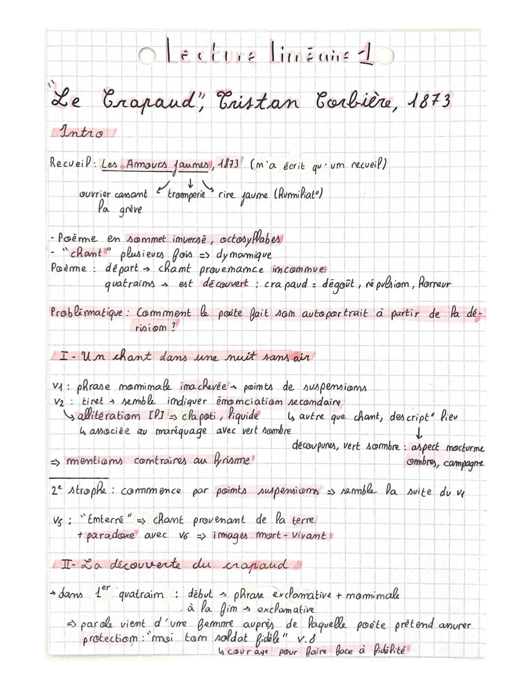 Le crapaud, Tristan Corbière