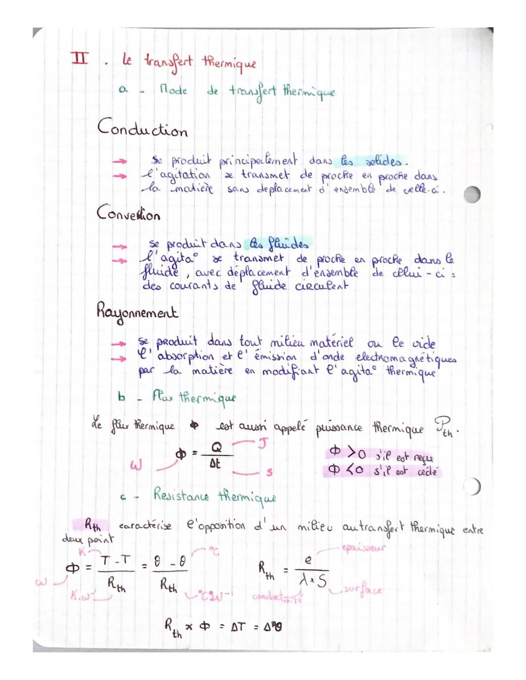 I 1° principe
лег
E. interne
Variation
Pour
امند
Travail de la force pressante.
± PSd
W
Thermodynamique
•AU=W+Q₁
d'
=
pression du
даз
capaci