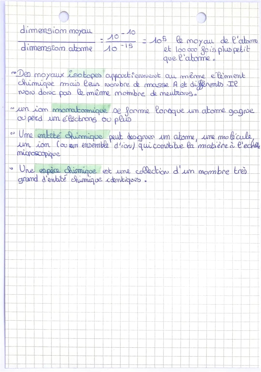 Physique Chimie
Description microscopique de la matière ~
Le moyau :-Charge positivement
- forme de: protorus
}
meutrons
Nombre Z appelé num