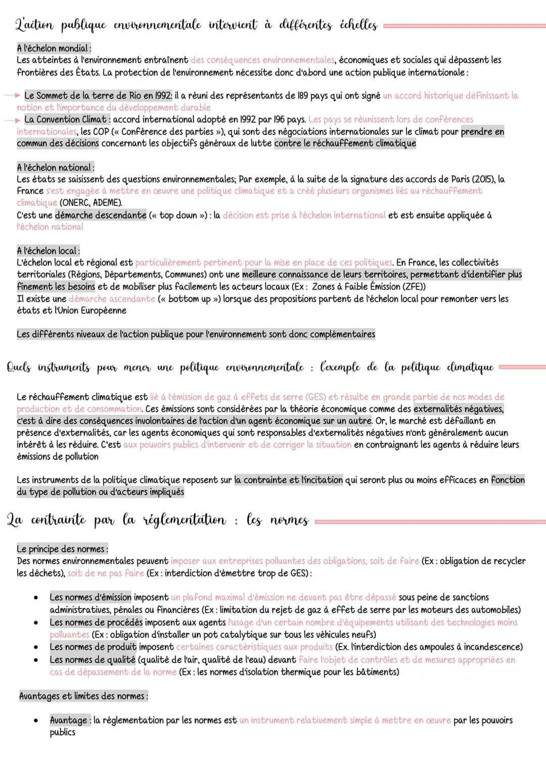 Introduction
On a vu dans le chapitre I que la croissance économique posait de sérieux problèmes environnementaux: épuisement des ressources