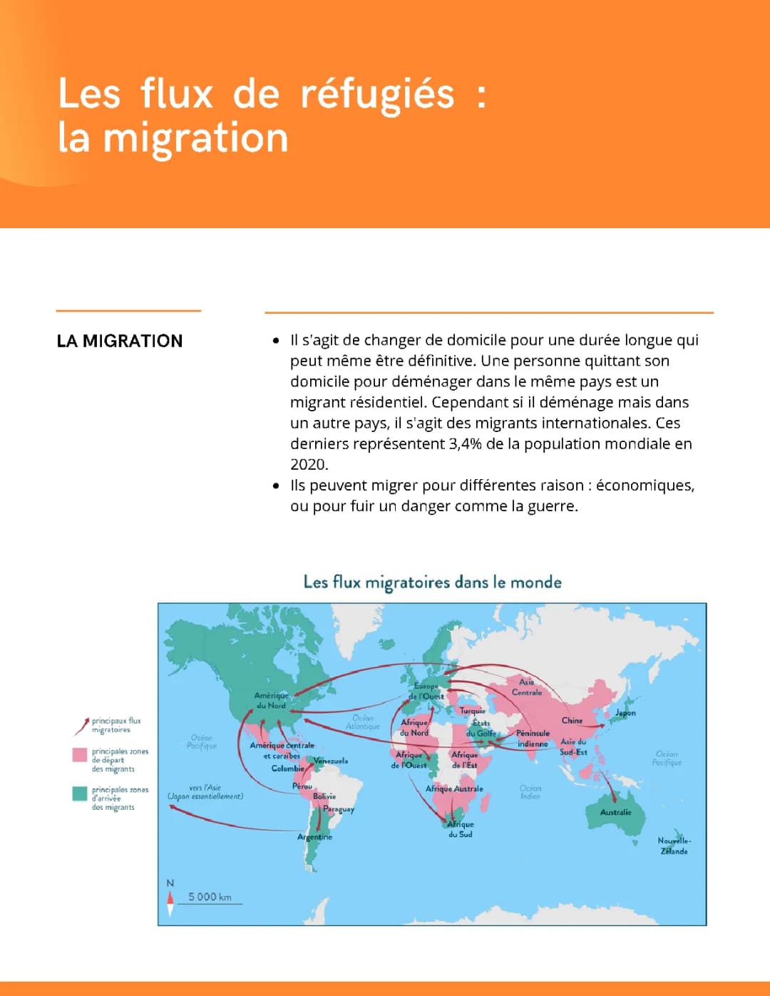 migration : flux de réfugié 