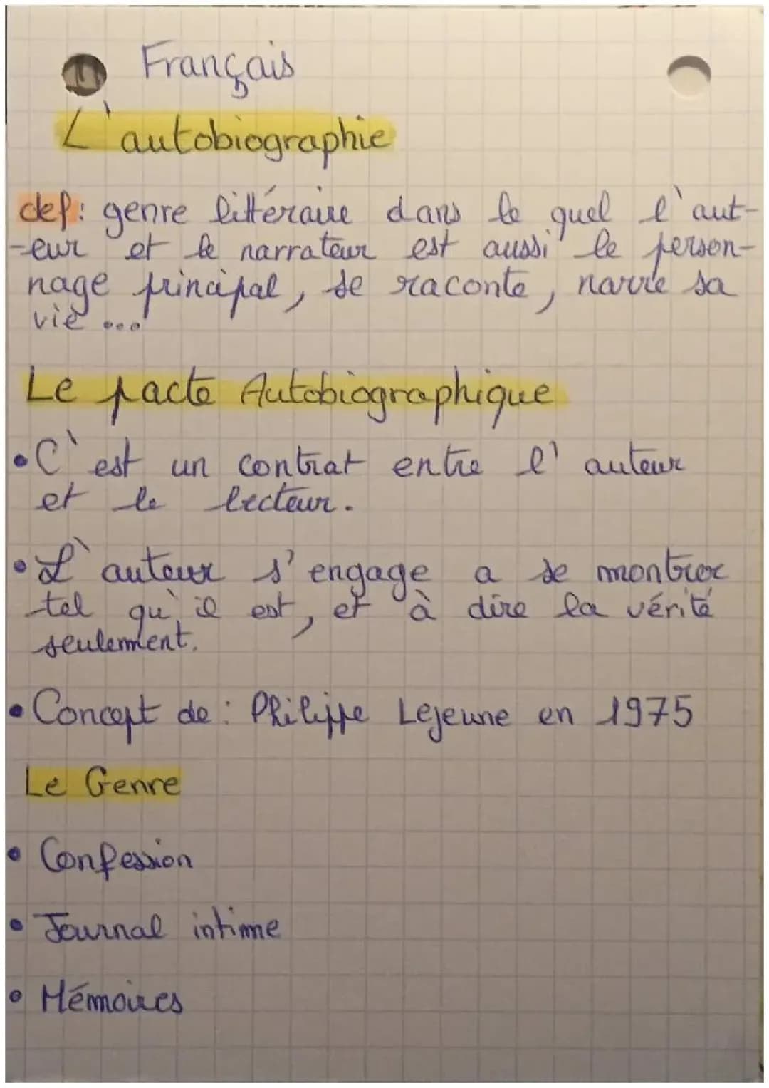 Découvre l'autobiographie : Exemples et Caractéristiques pour les Élèves