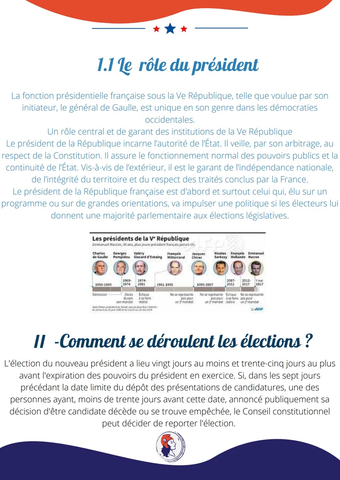 COMMENT SE
DÉROULENT LES
CAMPAGNES
ELECTORALES EN
FRANCE?
Dans cette partie nous
présenterons les fonctions du
gouvernement et comment se
dé