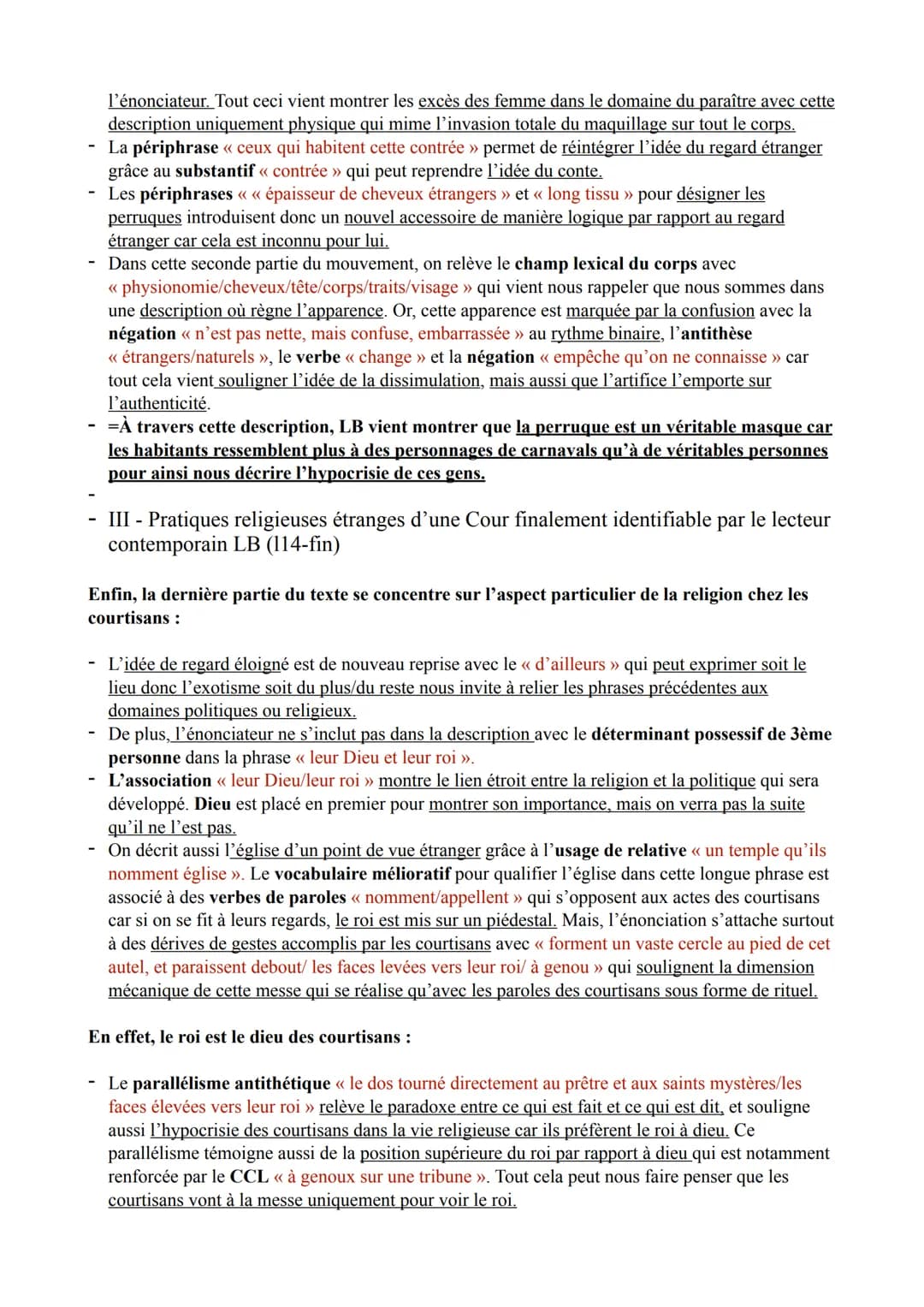 Introduction :
Texte 6 remarque 74, livre VIII, Les Caractères
La deuxième moitié du XVIIè siècle est caractérisée par le mouvement du class