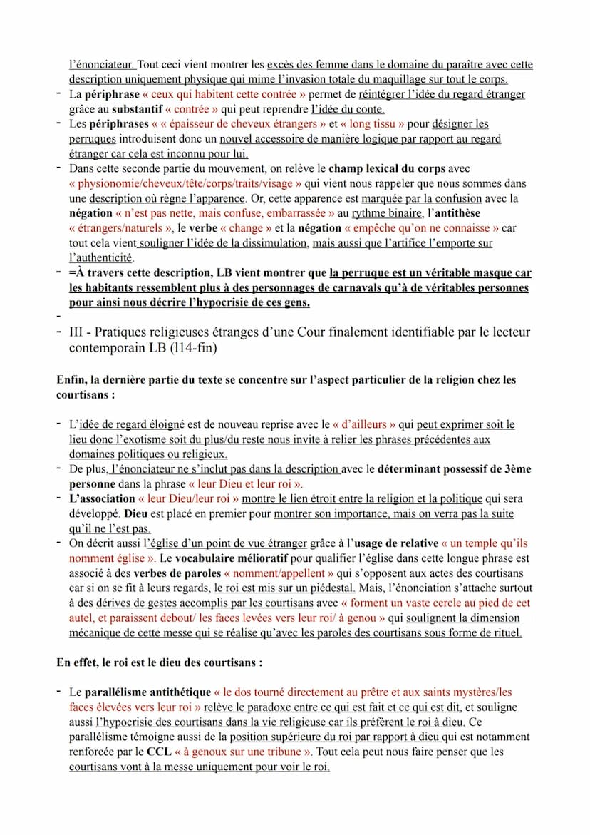 Introduction :
Texte 6 remarque 74, livre VIII, Les Caractères
La deuxième moitié du XVIIè siècle est caractérisée par le mouvement du class