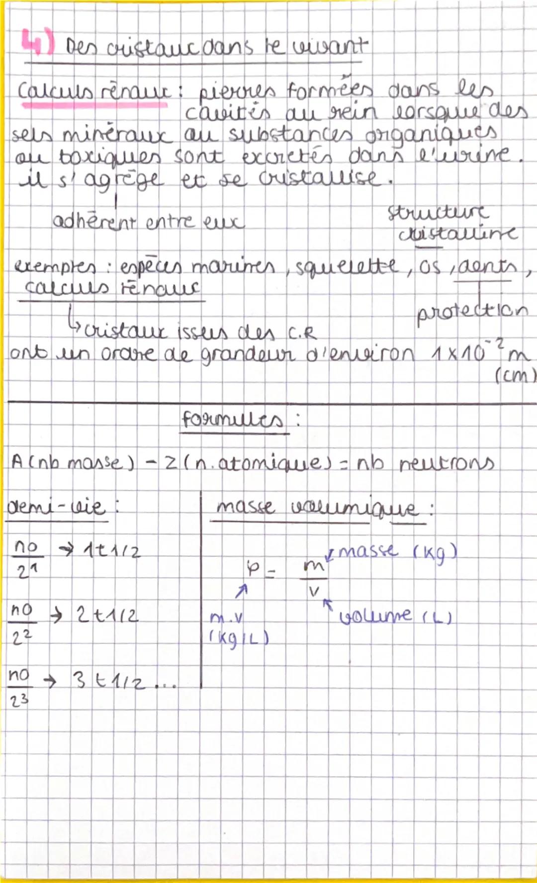 CHAPITRE 2: LES CRISTAUX DESE
EDIFICES ORDONNES
Etat cristallin
A / Definitions generales
12
naille elementaire = ee + petit motif atomique 