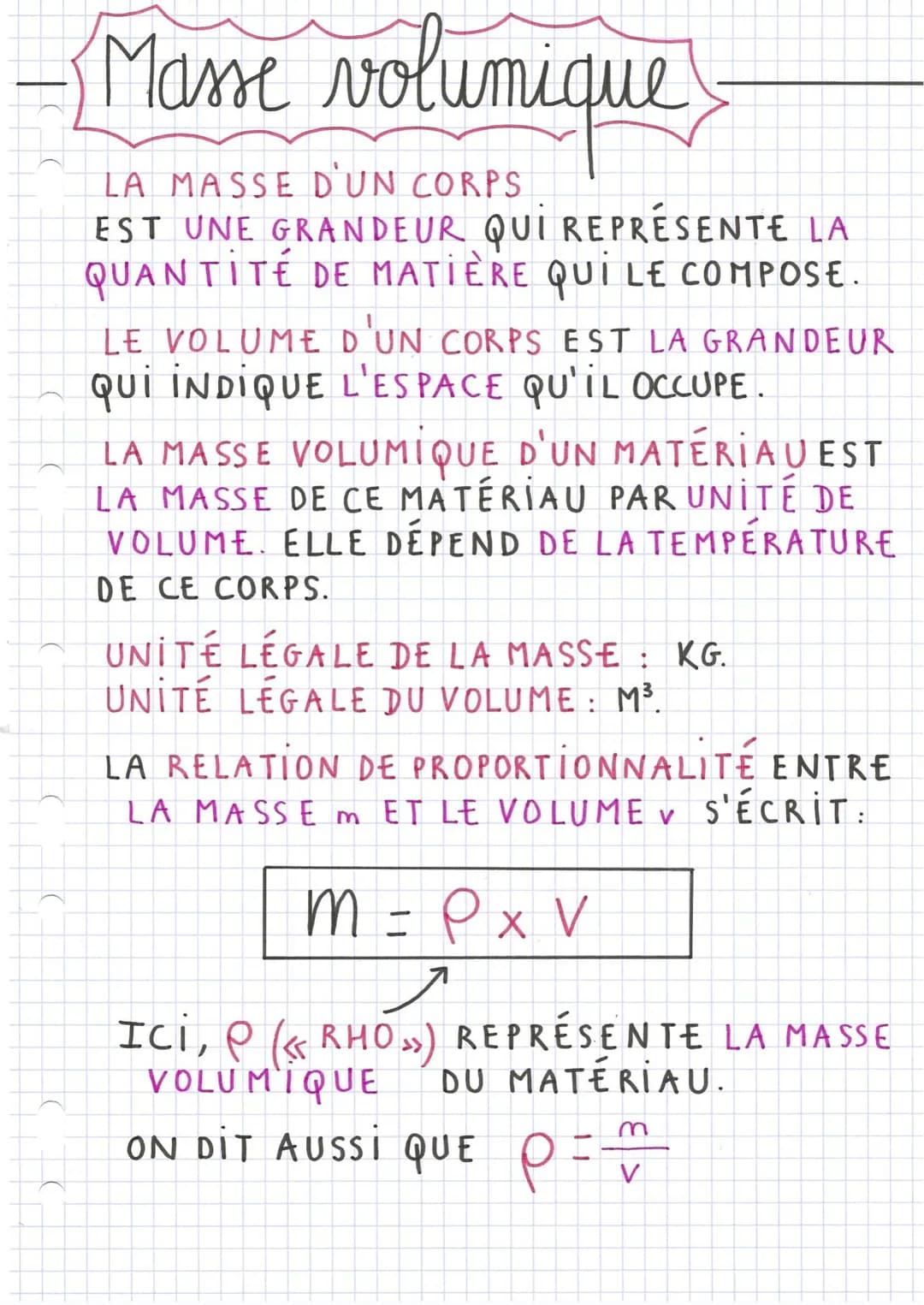 -(Masse volumique
LA MASSE D'UN CORPS
EST UNE GRANDEUR QUI REPRÉSENTE LA
QUANTITÉ DE MATIÈRE QUI LE COMPOSE.
LE VOLUME D'UN CORPS EST LA GRA