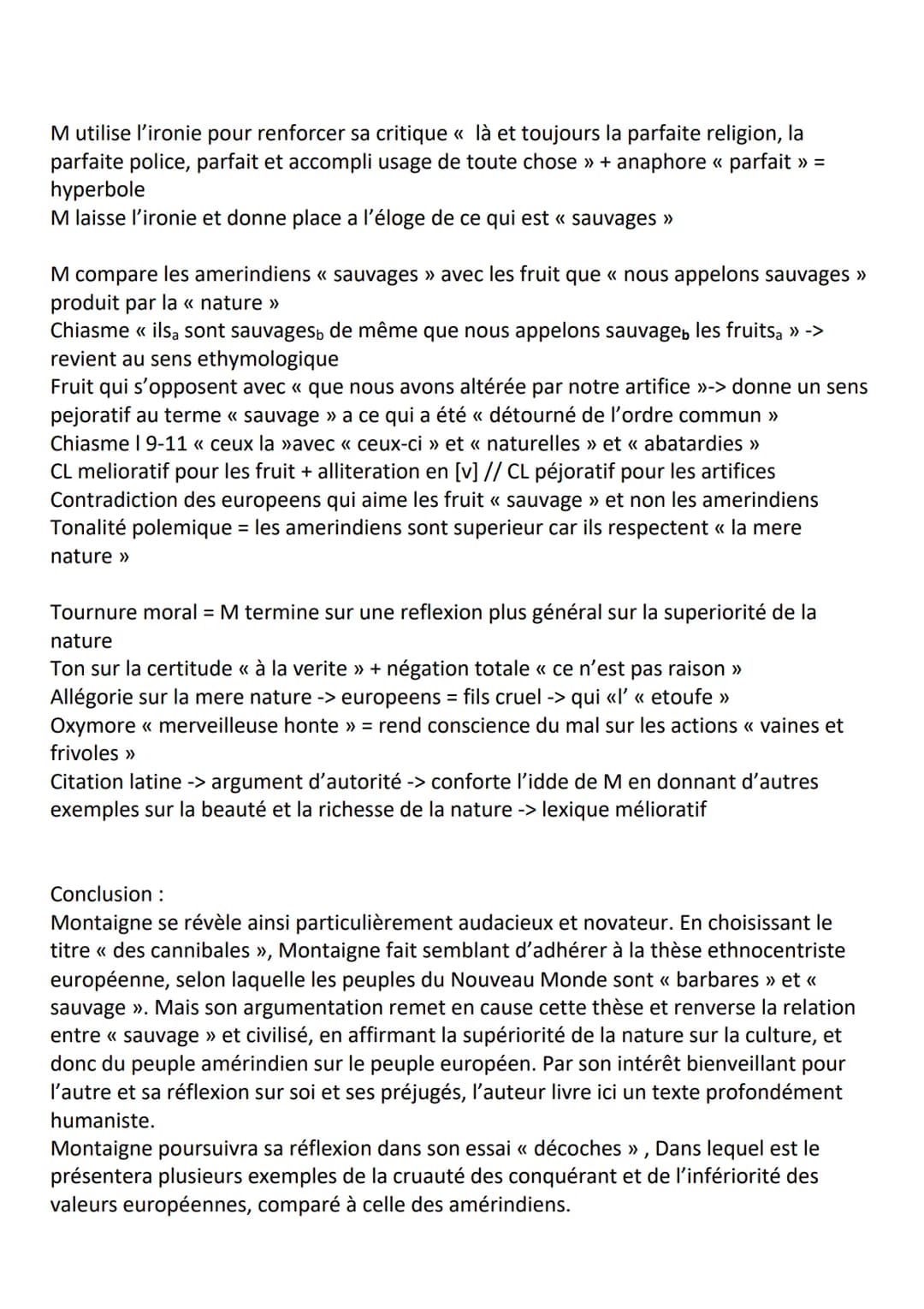 Introduction :
Montaigne est un philosophe et écrivain humaniste du XVIe siècle. C'est dans le
contexte de la renaissance, période de découv