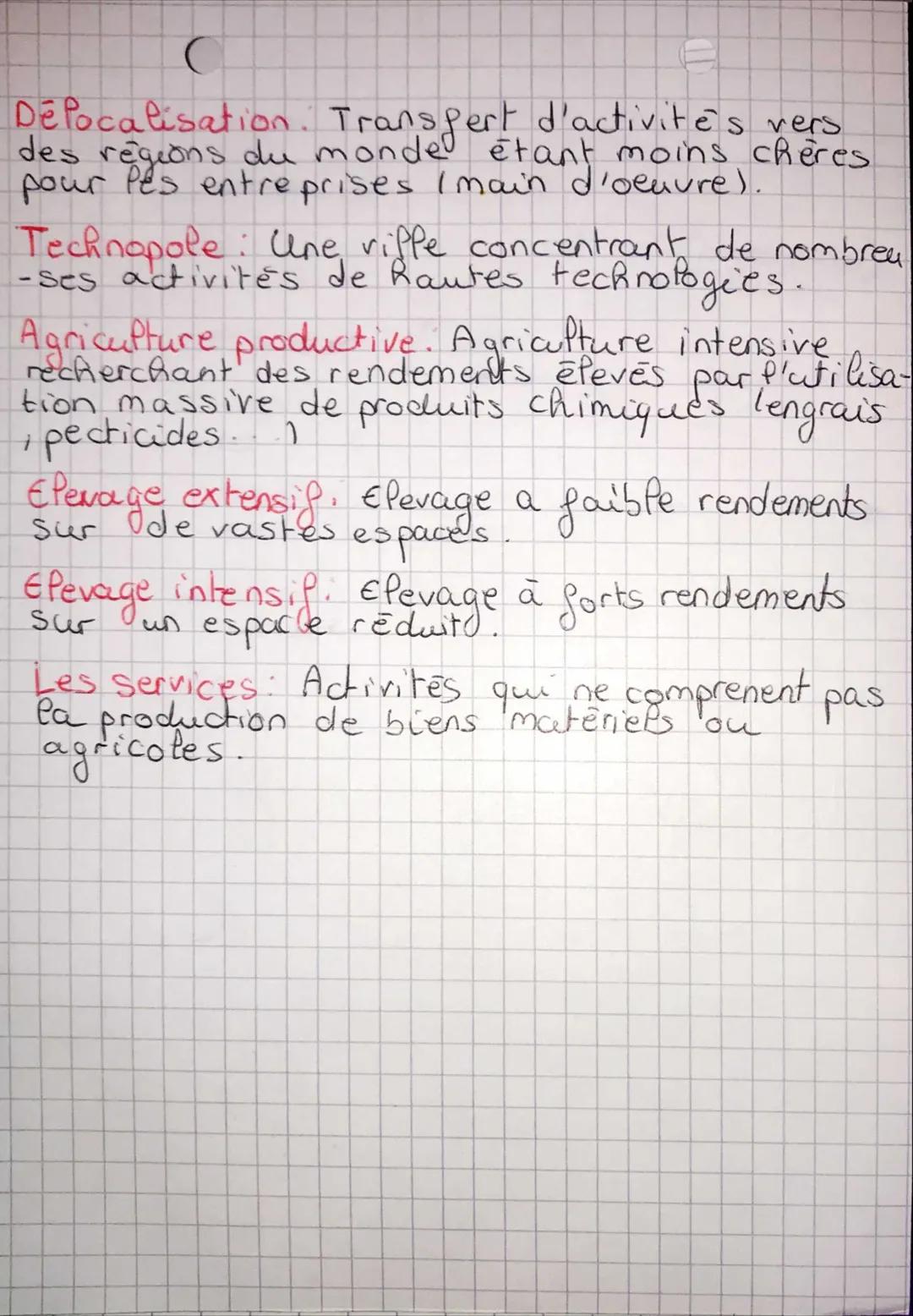 GEOGRAPHIE

Chapitre 3
L'évolution des espaces productifs français

Definition

Espace producted space aménage far des
acteurs dans le cadre