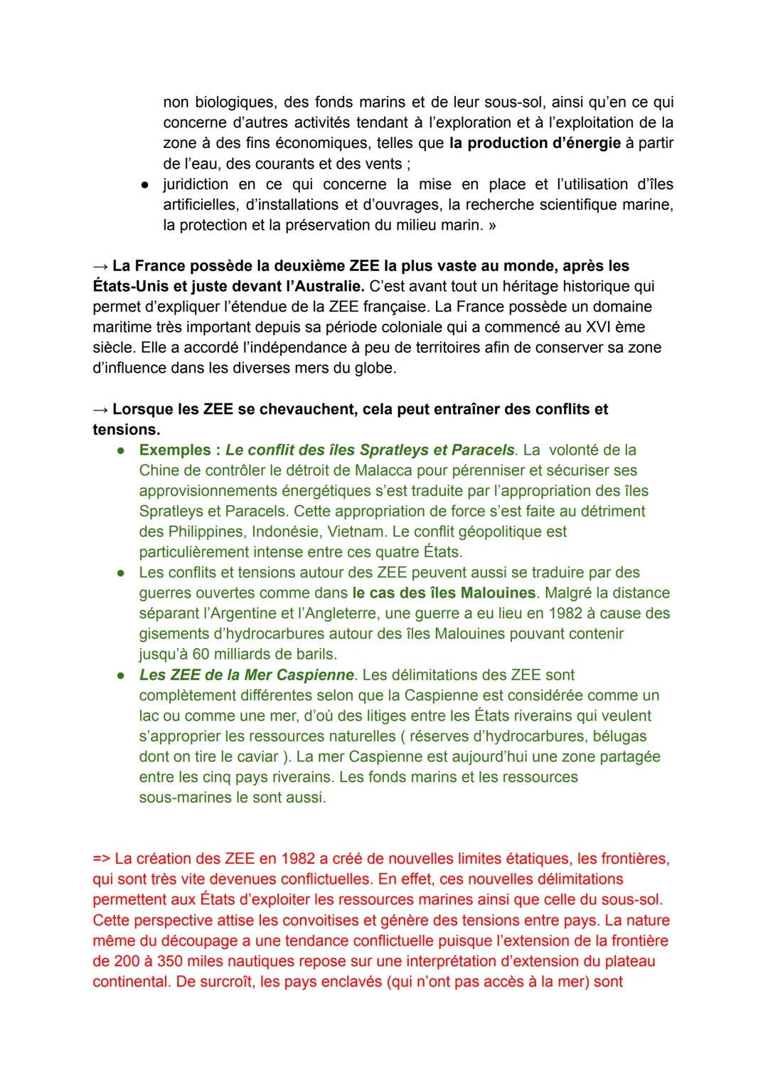 FICHE DE RÉVISION
SPÉ HISTOIRE GÉO-POLITIQUE :
Séquence 3:
Étudier les divisions politiques du monde : les frontières.
Partie 1: Tracer des 