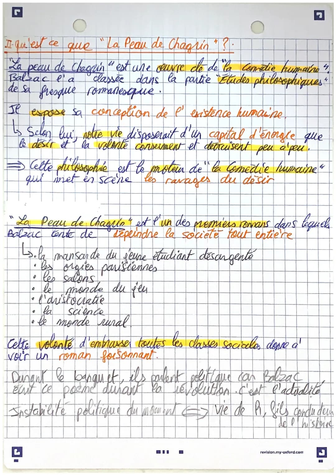 G
dla peau de chagrin Balzac
Вавас
1. Ca
fiche d'identité :
Title: "La Peau de Chassin"
Auteur: Hondé de Balzac
Date: 1831
Mouvements littér