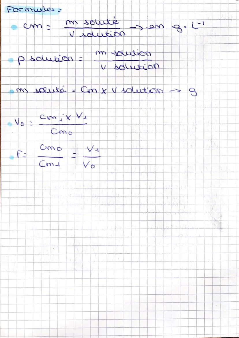 PHYSIQUES
solutions aqueuses et melanges au quotidien
LES SOLUTIONS:
• solution = melange homogène obtenu par diss
d'un ou plus soluté as un