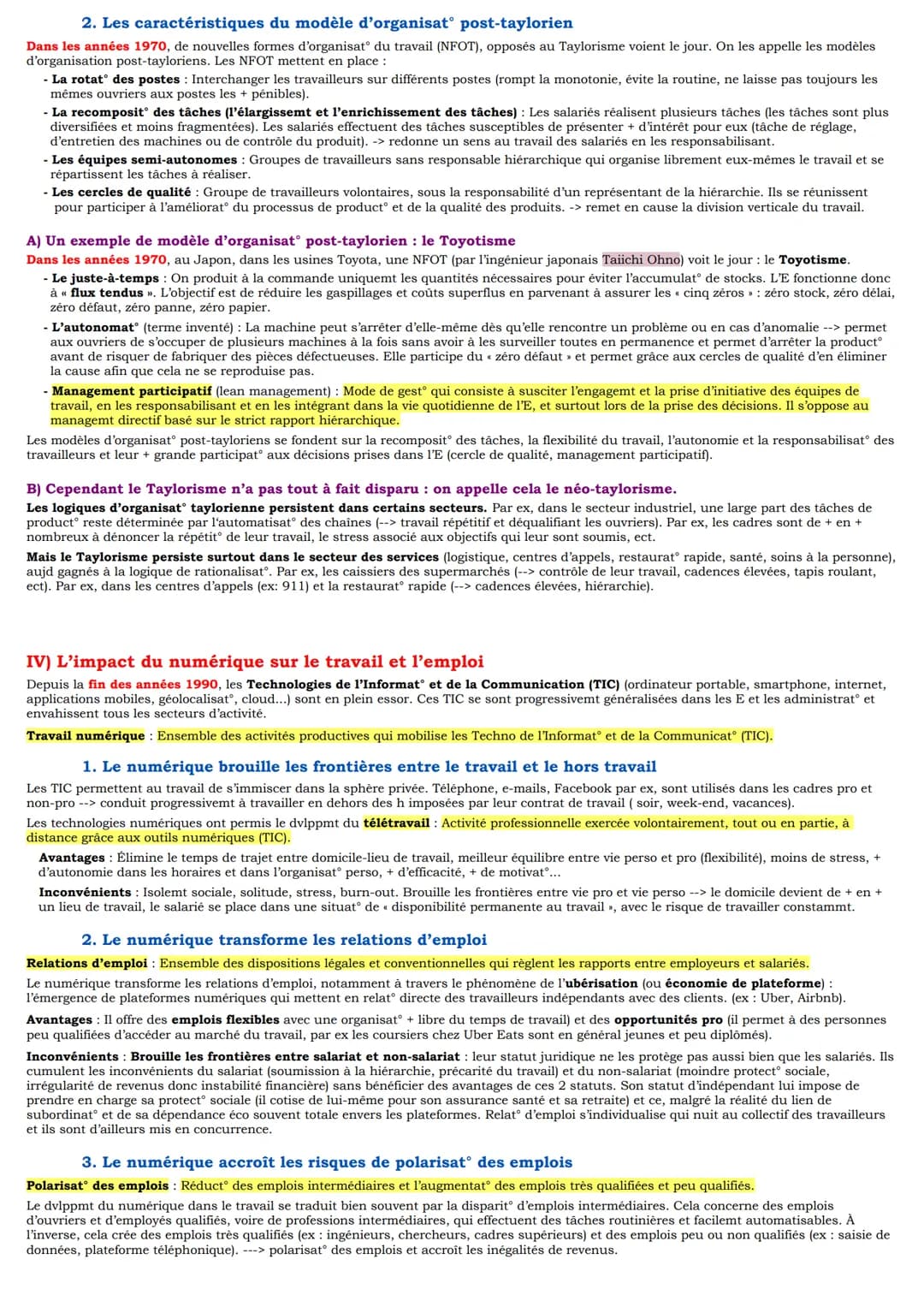 Séquence 5: Quelles mutations du travail et de l'emploi ?
I) Comment définir et distinguer travail, activité, emploi et chômage ?
1. Travail