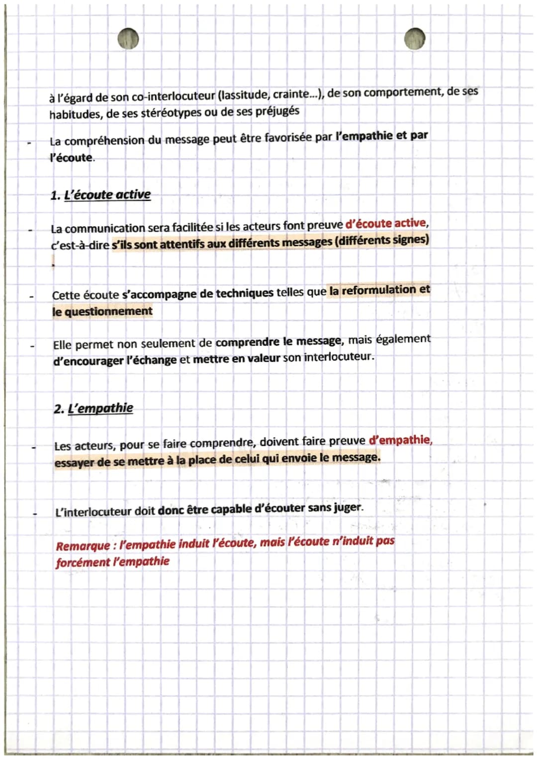 gestion!
Chapitre 5
La Communication interpersonnelle est un échange d'informations entre
deux individus mis en relation.
Cf→Les composantes