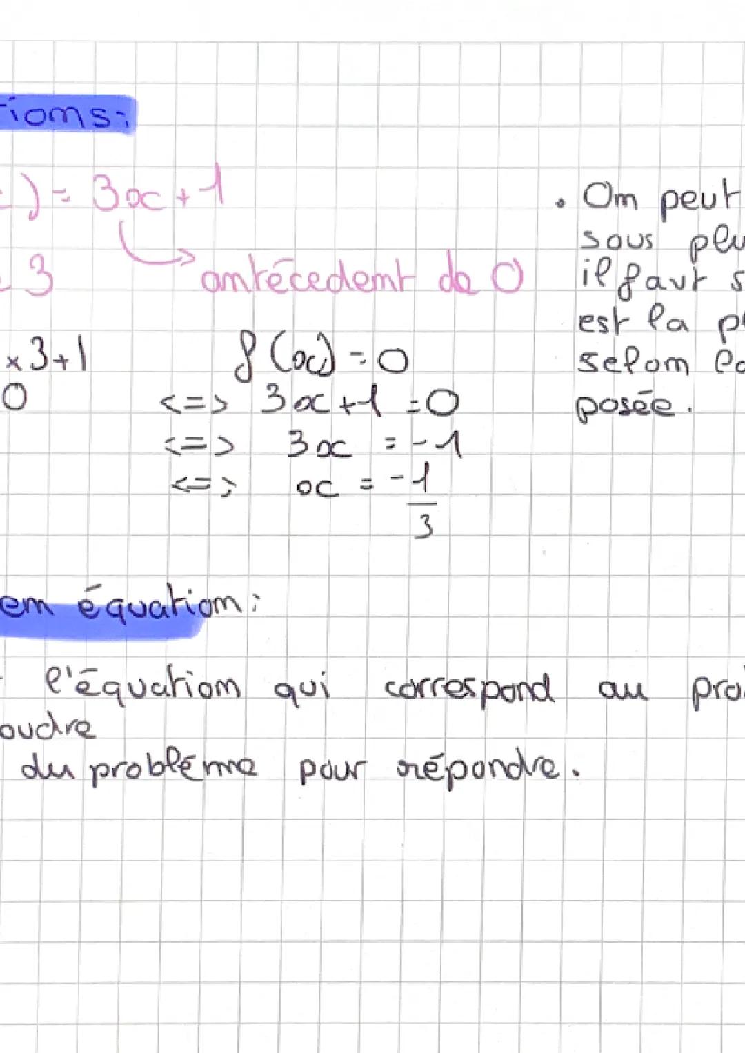 Chapitre 5:
1. résoudre une équation
Зост 2.
Бос -4
<=> 3x + 2-2 = 50c-4-2
<=> 3xc
Бос = 5 x-5xc-Є
-2xc
-6
<=>
<=>
OC =
S[3]
R=D
x² =9
3
(1
